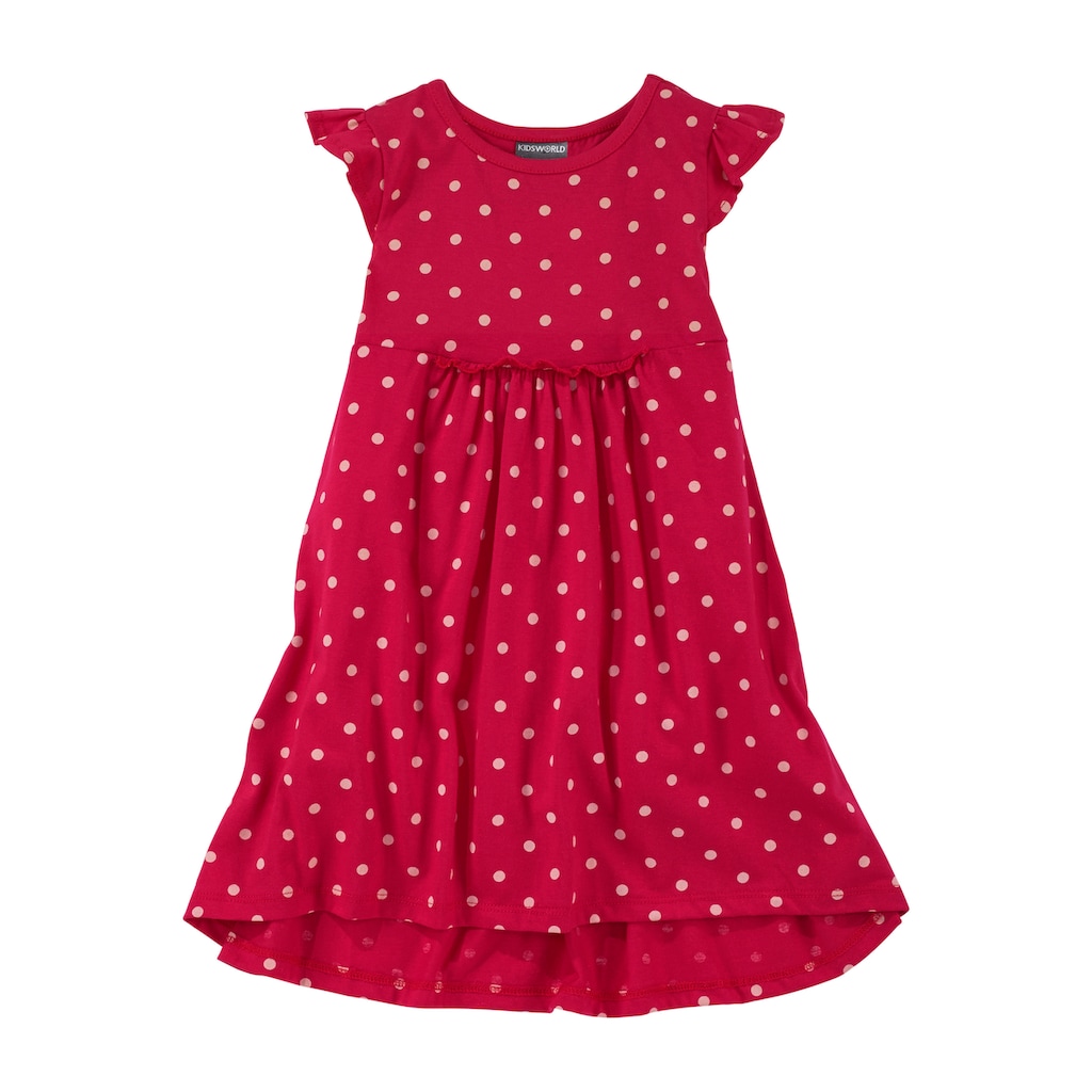 KIDSWORLD Jerseykleid »für kleine Mädchen«, (Packung, 2 tlg.)