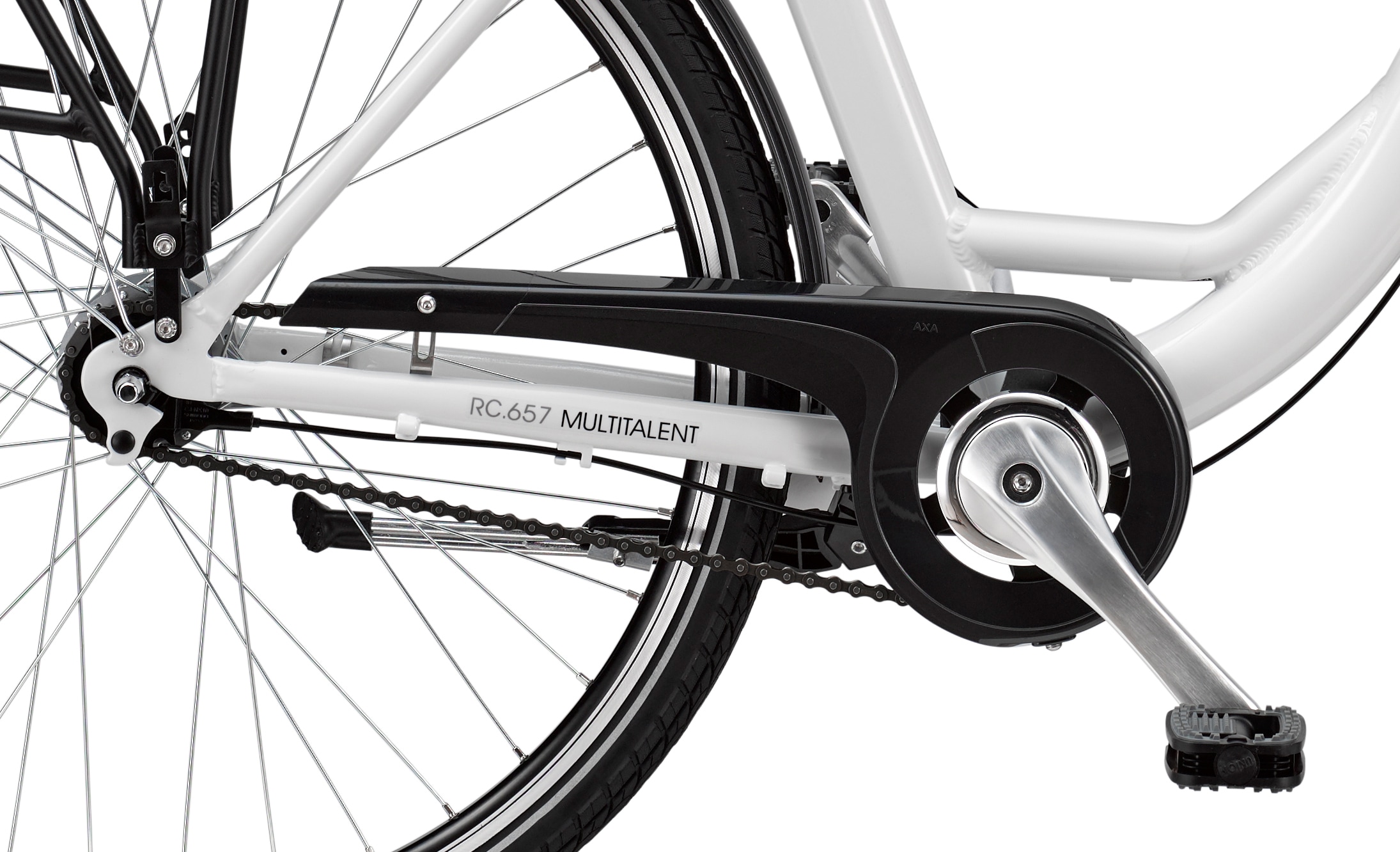 Telefunken E-Bike »RC657 Frontmotor Shimano, BAUR 250 W | 7 Multitalent«, Nexus, Gang