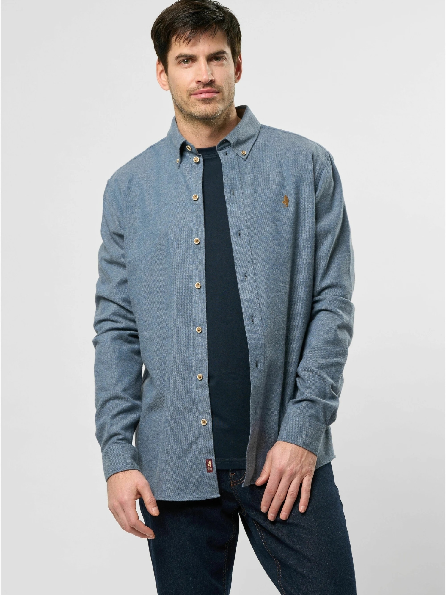 MCS Langarmhemd "MCS Shirt Henry" günstig online kaufen