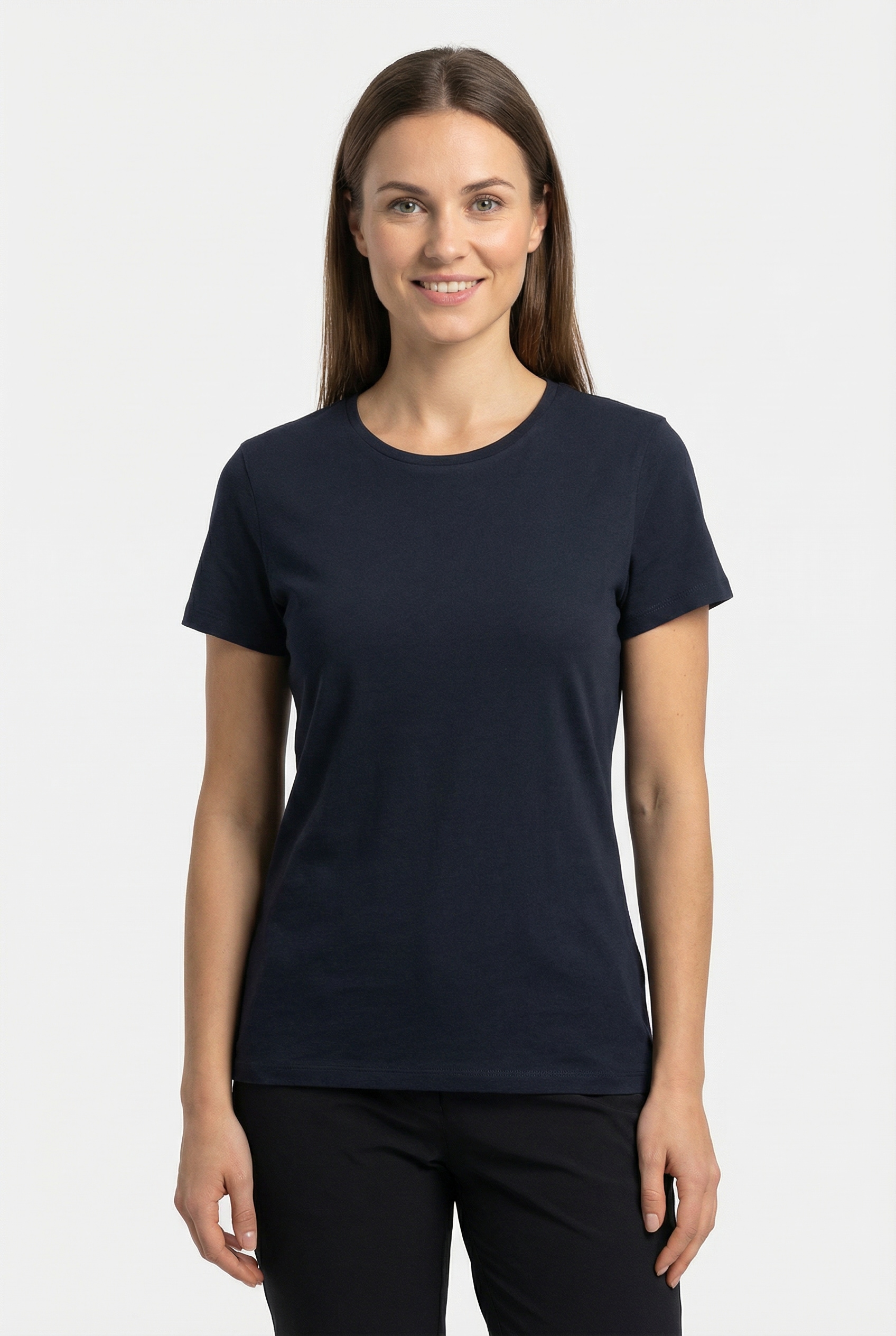 Icepeak T-Shirt "ISLETON" mit O-Ausschnitt, aus Baumwolle, gerader Saum