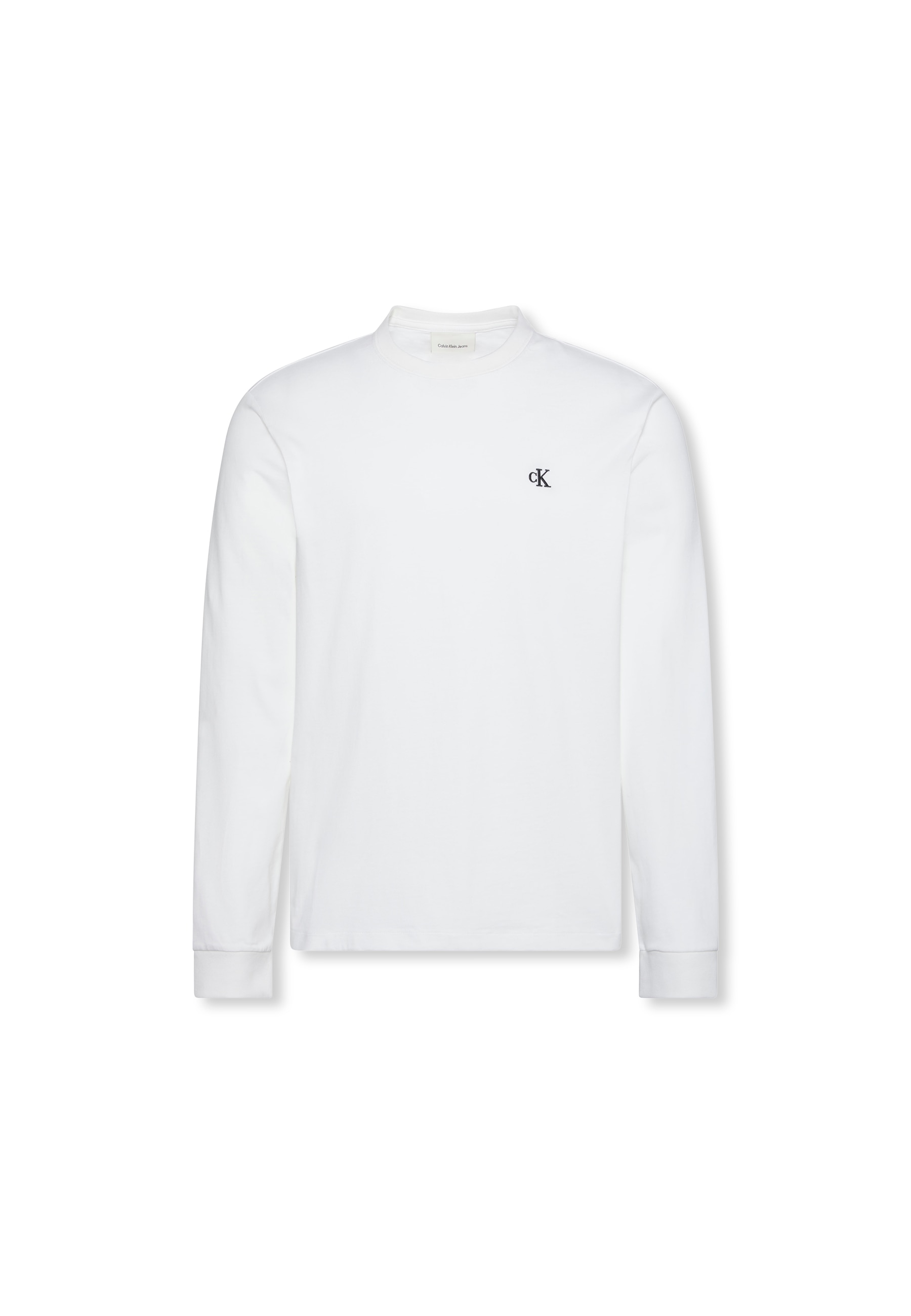 Calvin Klein Jeans Langarmshirt »LS EASY MONOGRAM TEE« Mit Rundhalsausschnitt, regular fit