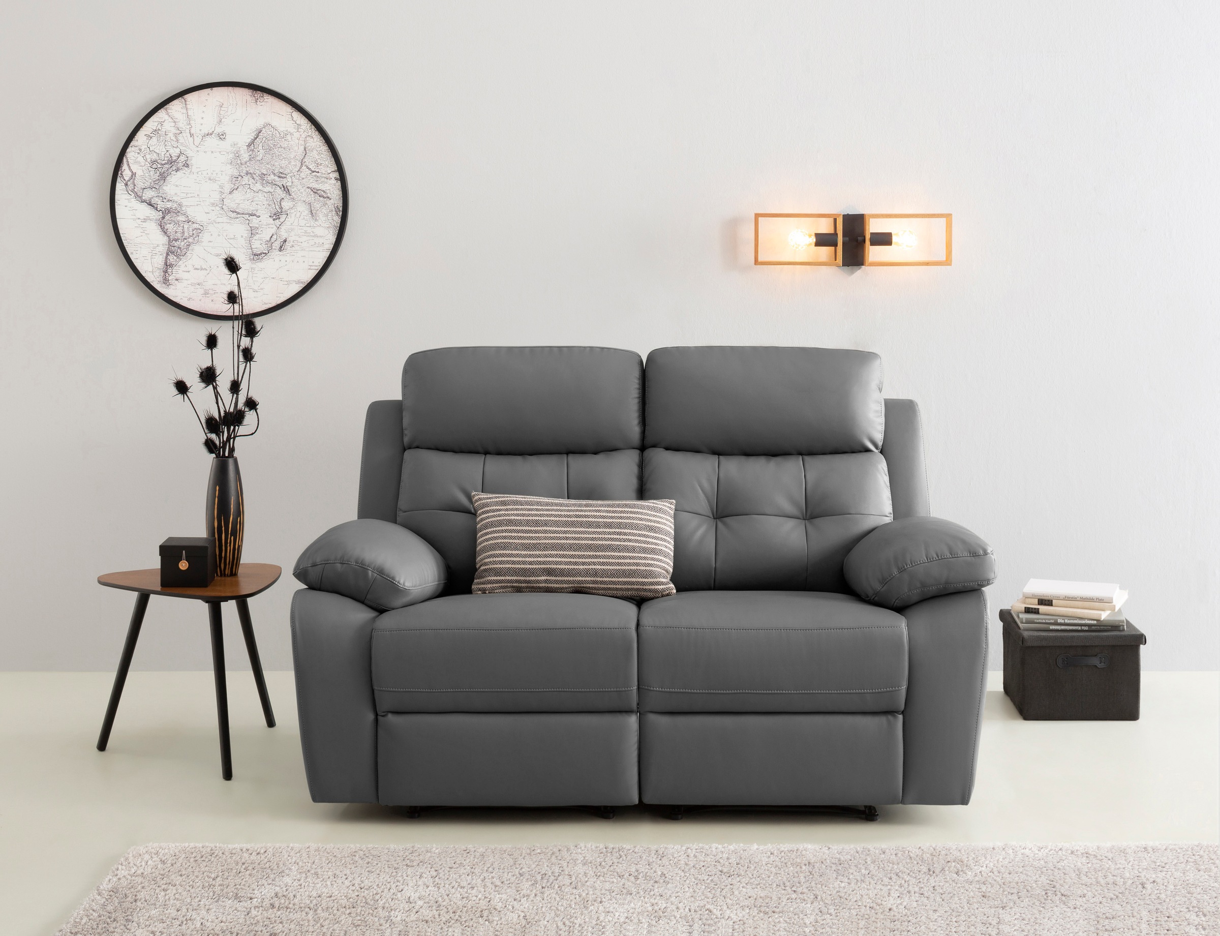 OTTO home 2-Sitzer "Lannilis" mit manueller und elektrischer Relaxfunktion