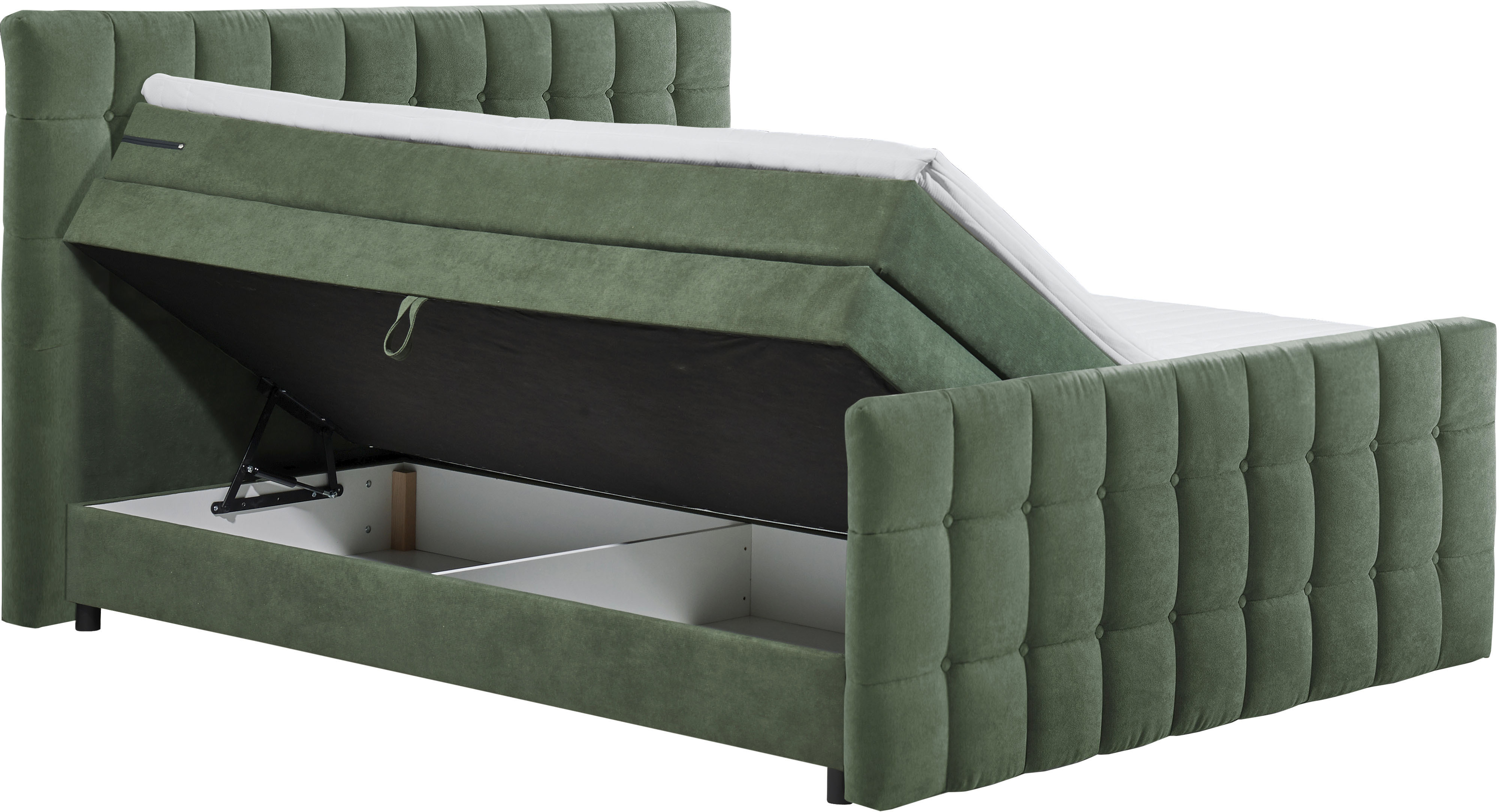 Thumbnail - ED EXCITING DESIGN Boxspringbett "Mendoza", inkl. Bettkasten, erhältlich in den Breiten 160cm & 180cm
