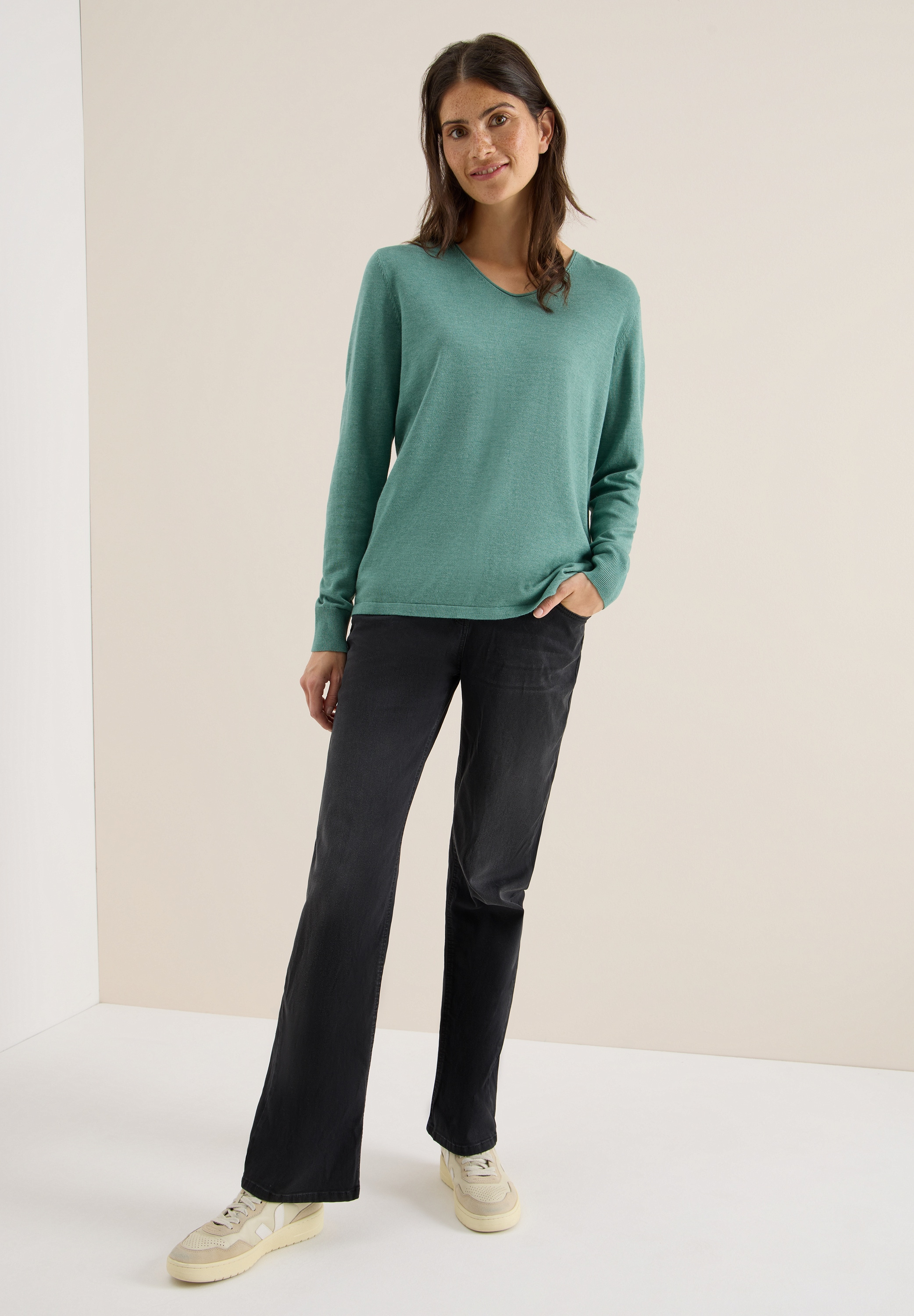 Cecil Strickpullover, im soften Baumwoll-Mix