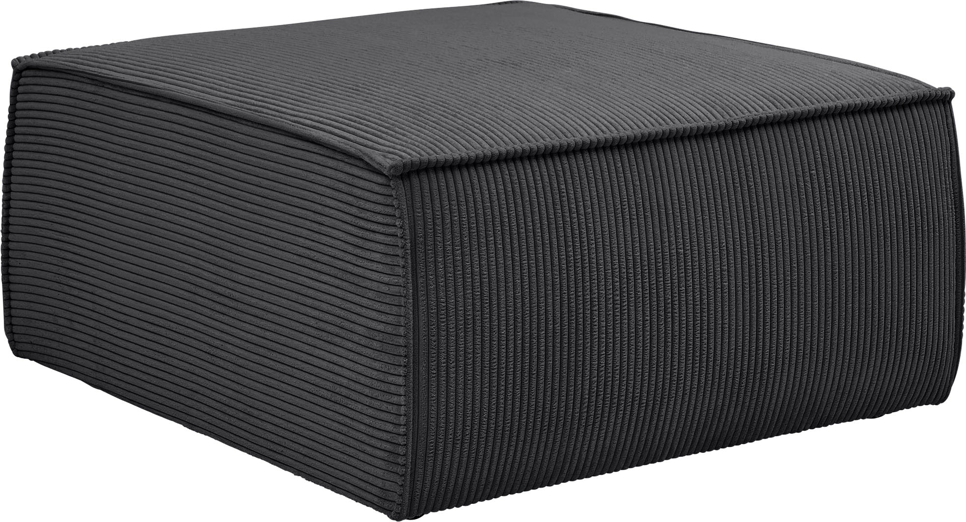OTTO home Hocker »SHERWOOD« Hocker quadratisch, ideale Ergänzung zum Loveseat SHERWOOD