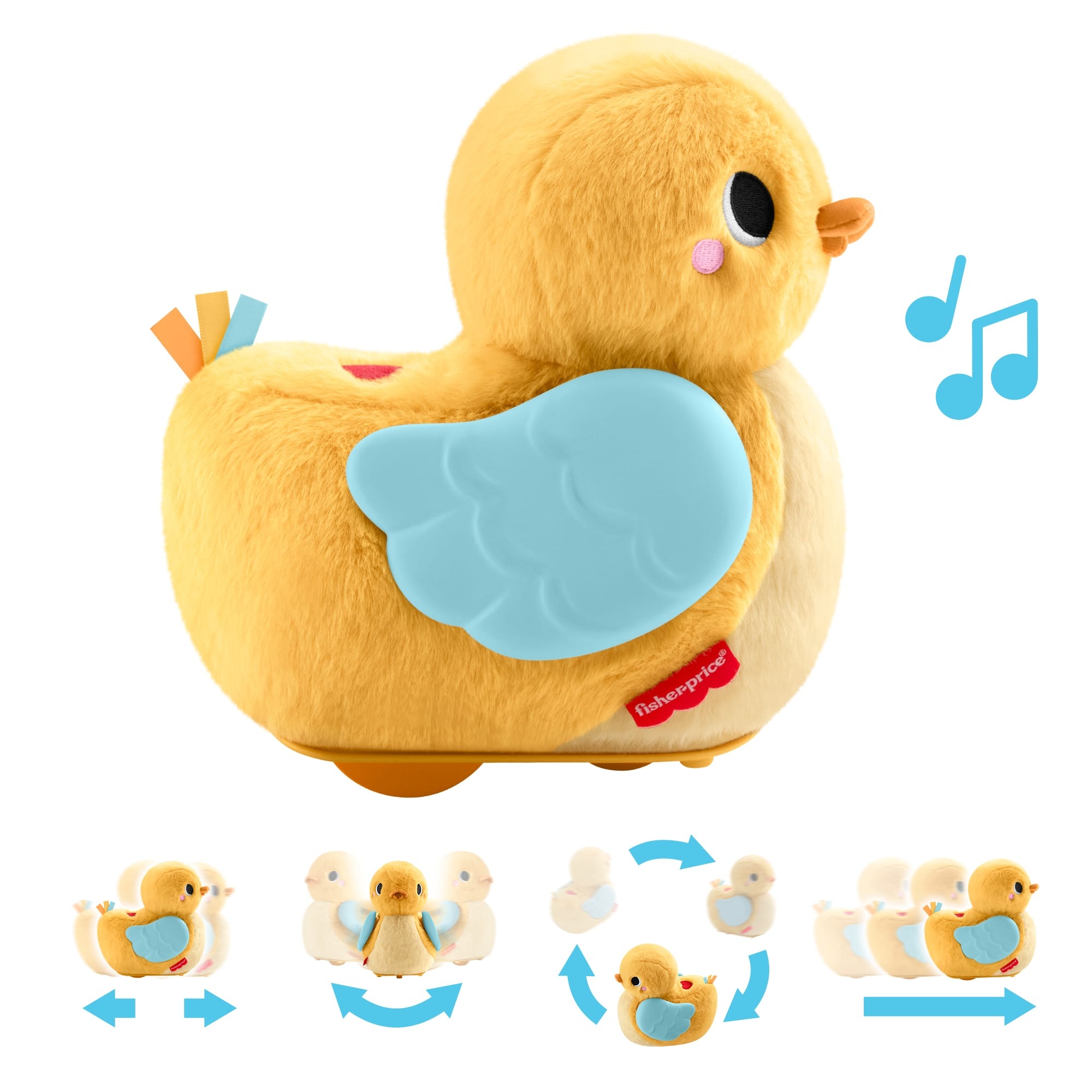 Fisher-Price® Plüschfigur »4-in-1 Knuddel- und Krabbel-Ente«
