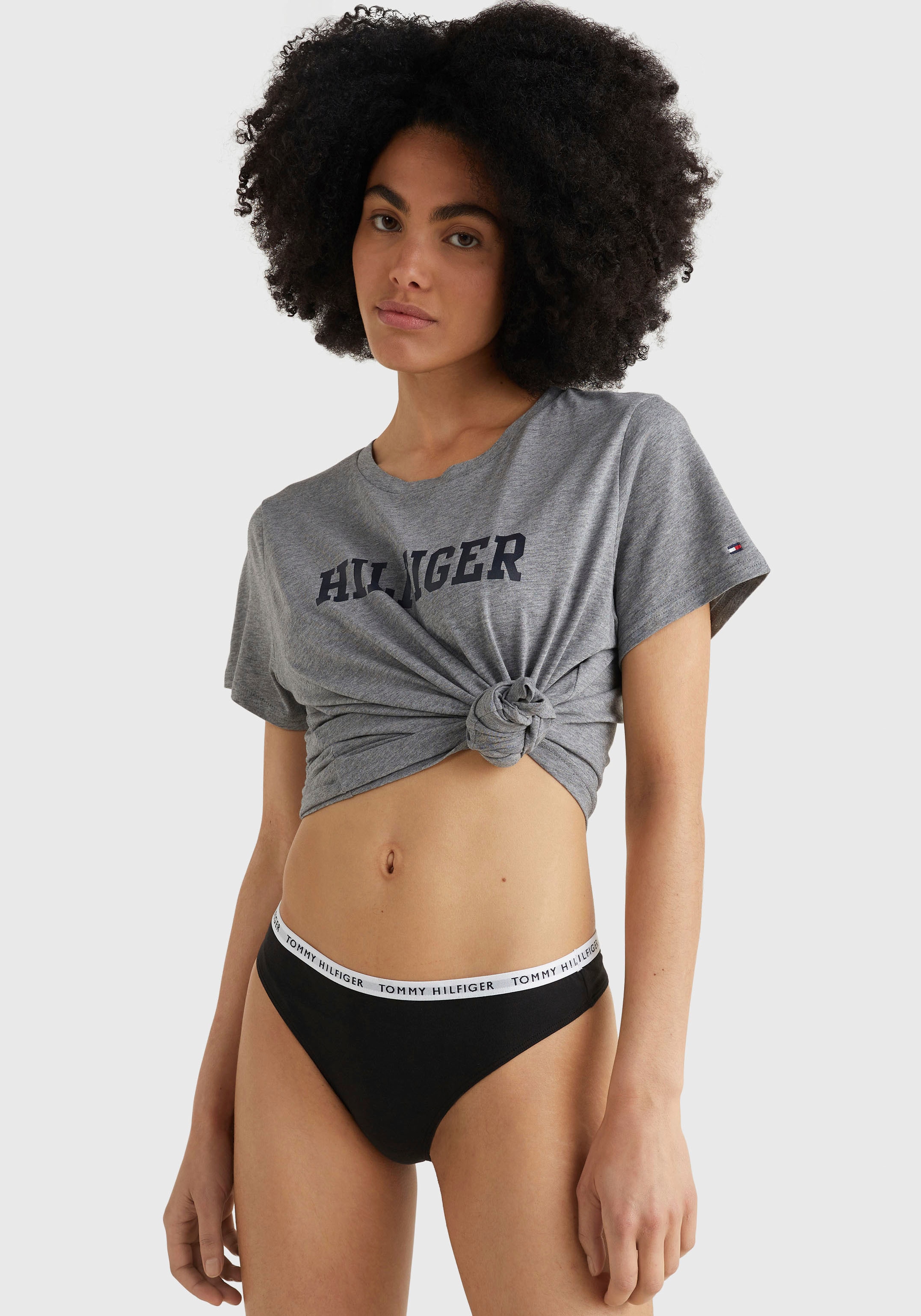 Tommy Hilfiger Underwear T-String, (3 St.), mit schmalem Logobündchen