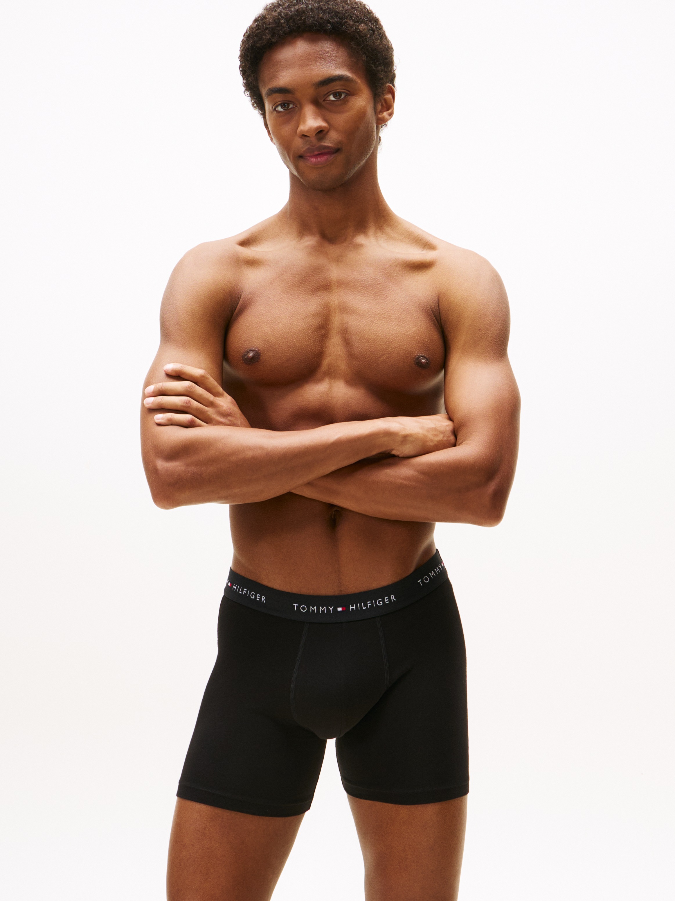 Tommy Hilfiger Underwear Boxershorts "3P BOXER BRIEF DTM", (3 St.), mit lan günstig online kaufen