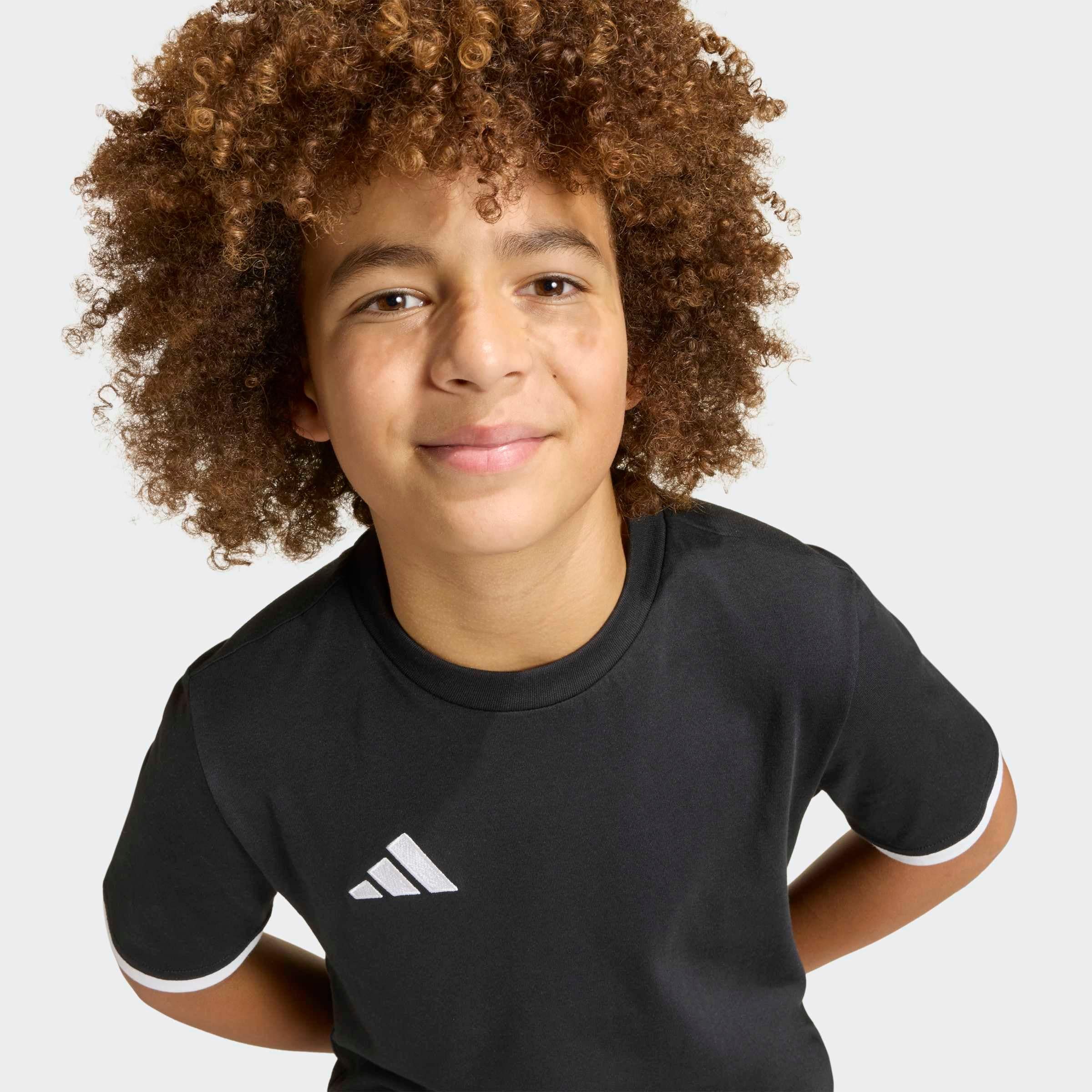 adidas Performance Trainingsshirt »ENT26 TEE Y« für aktive Kinder, sportliches Design, aus Baumwolle