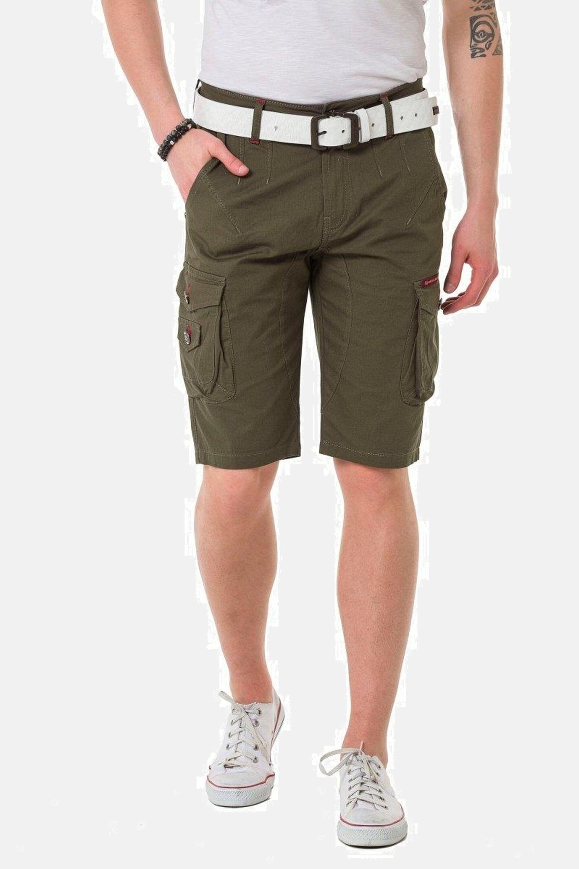 Cipo & Baxx Jeansbermudas "Bermuda & Short", mit praktischen Beintaschen, CK265