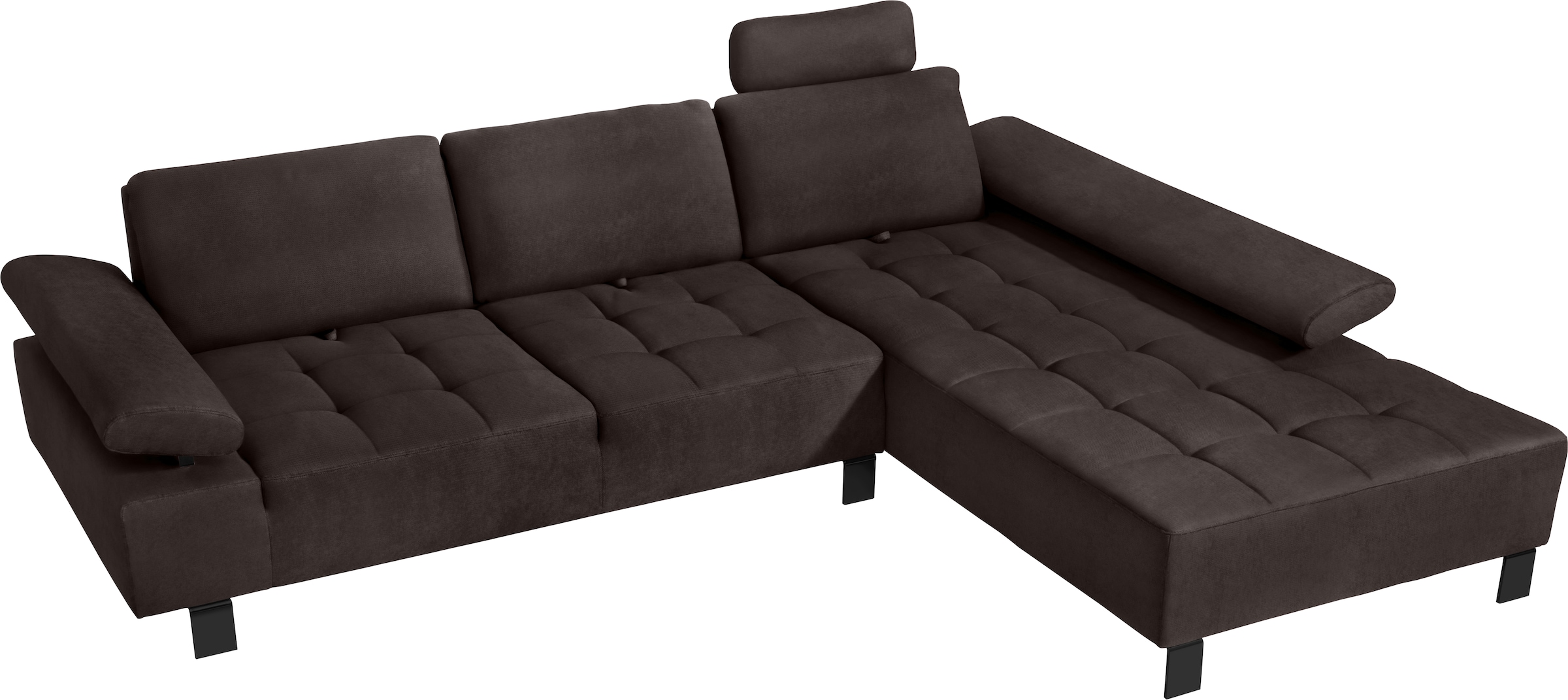 alina Ecksofa "Royce" inklusive Sitztiefenverstellung, 296 cm breit günstig online kaufen