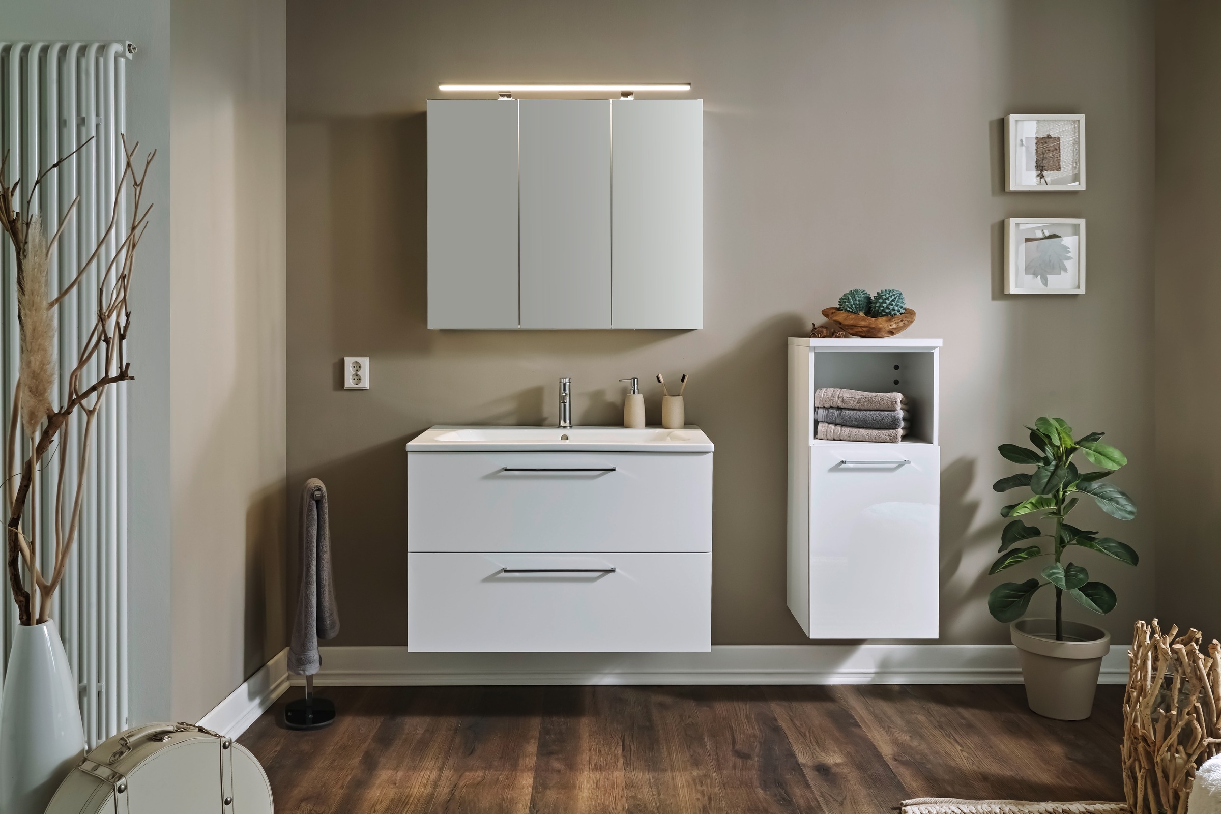 Nolte SPA Badmöbel-Set "Lux - Badmöbel-Set" Komplett-Set, Spiegelschrank, K günstig online kaufen