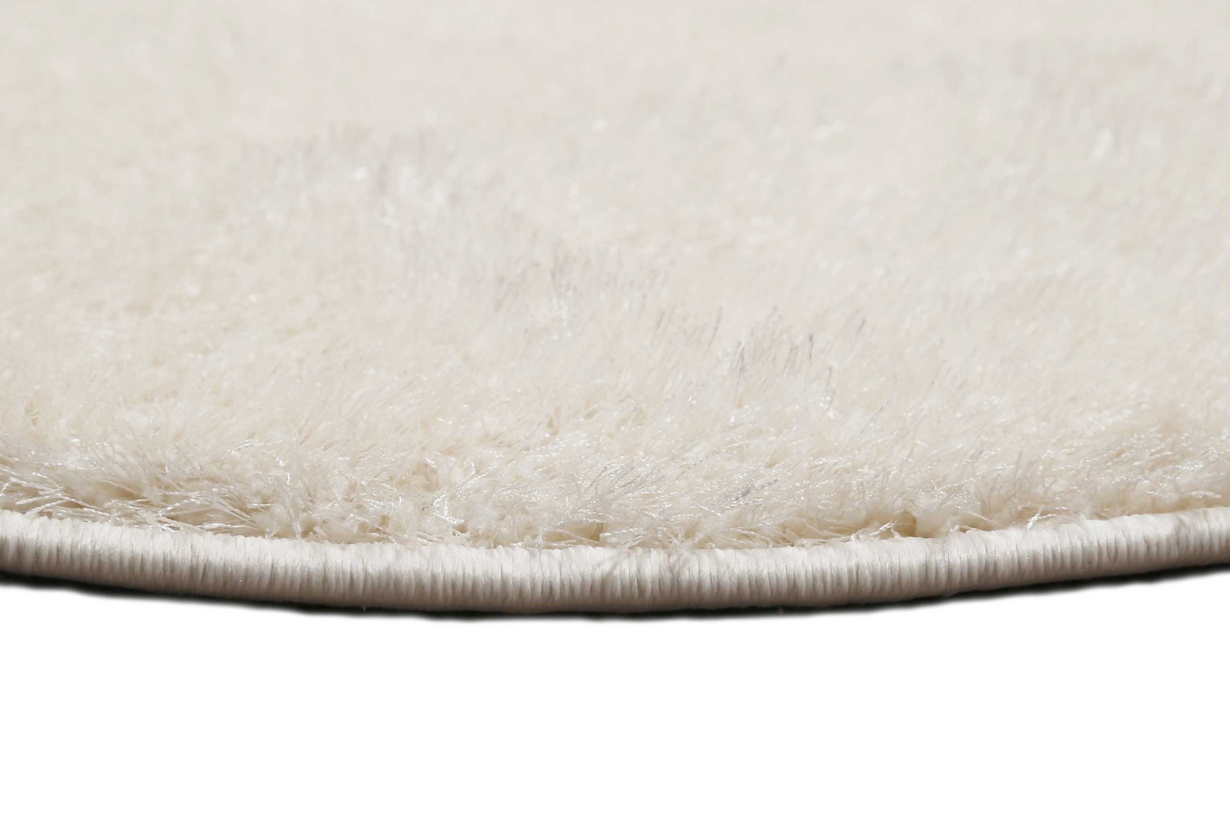 Teppich ESPRIT "Swagger Shag", creme weiß, H:30mm Ø:120cm, Polypropylen, Teppiche, Teppich, Shaggy, flauschig, modern, getuftet, hochflor, Wohnzimmer, stylisch 3