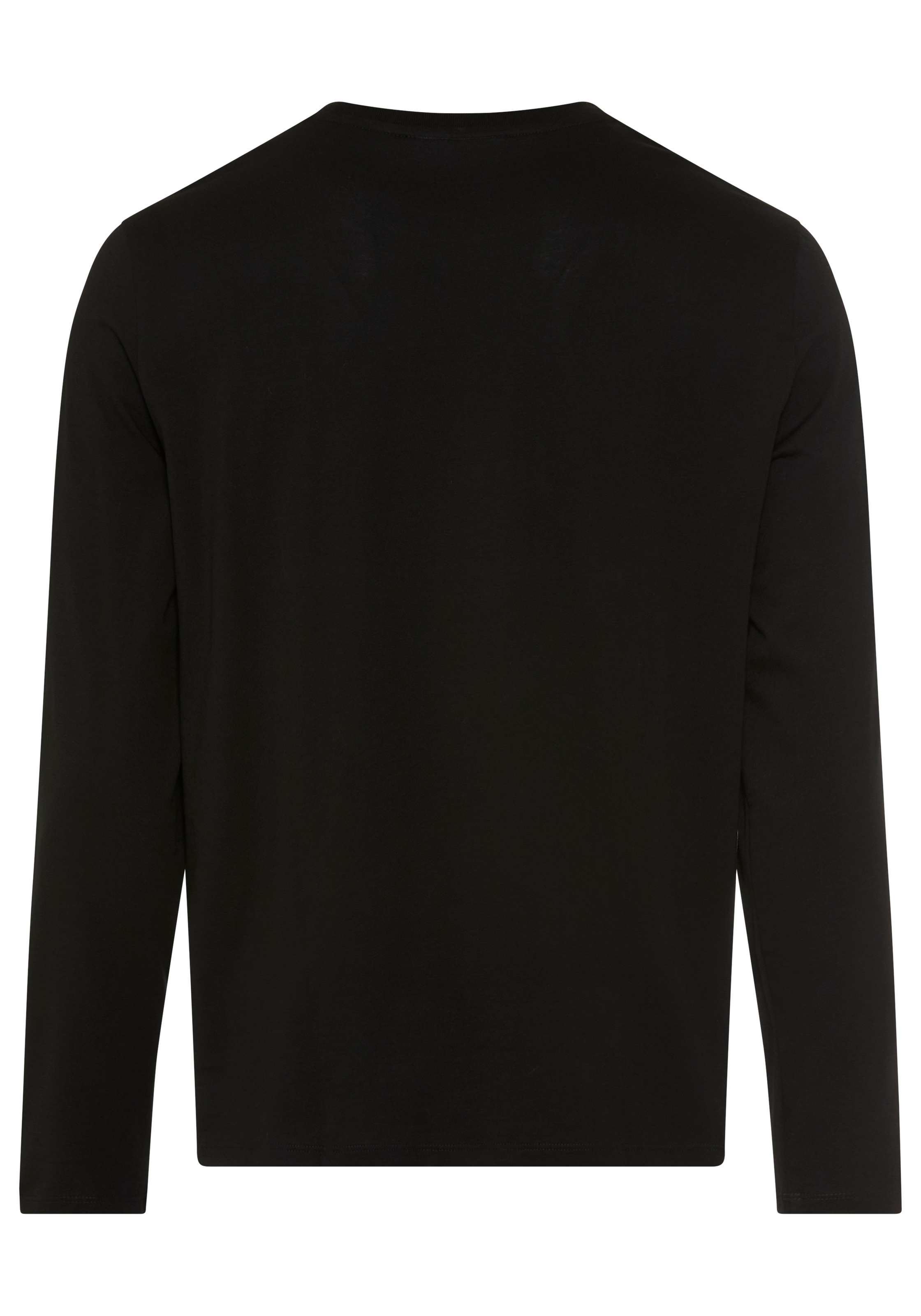 Lacoste Langarmshirt Rundhalsausschnitt, reine Baumwolle, Regular Fit günstig online kaufen