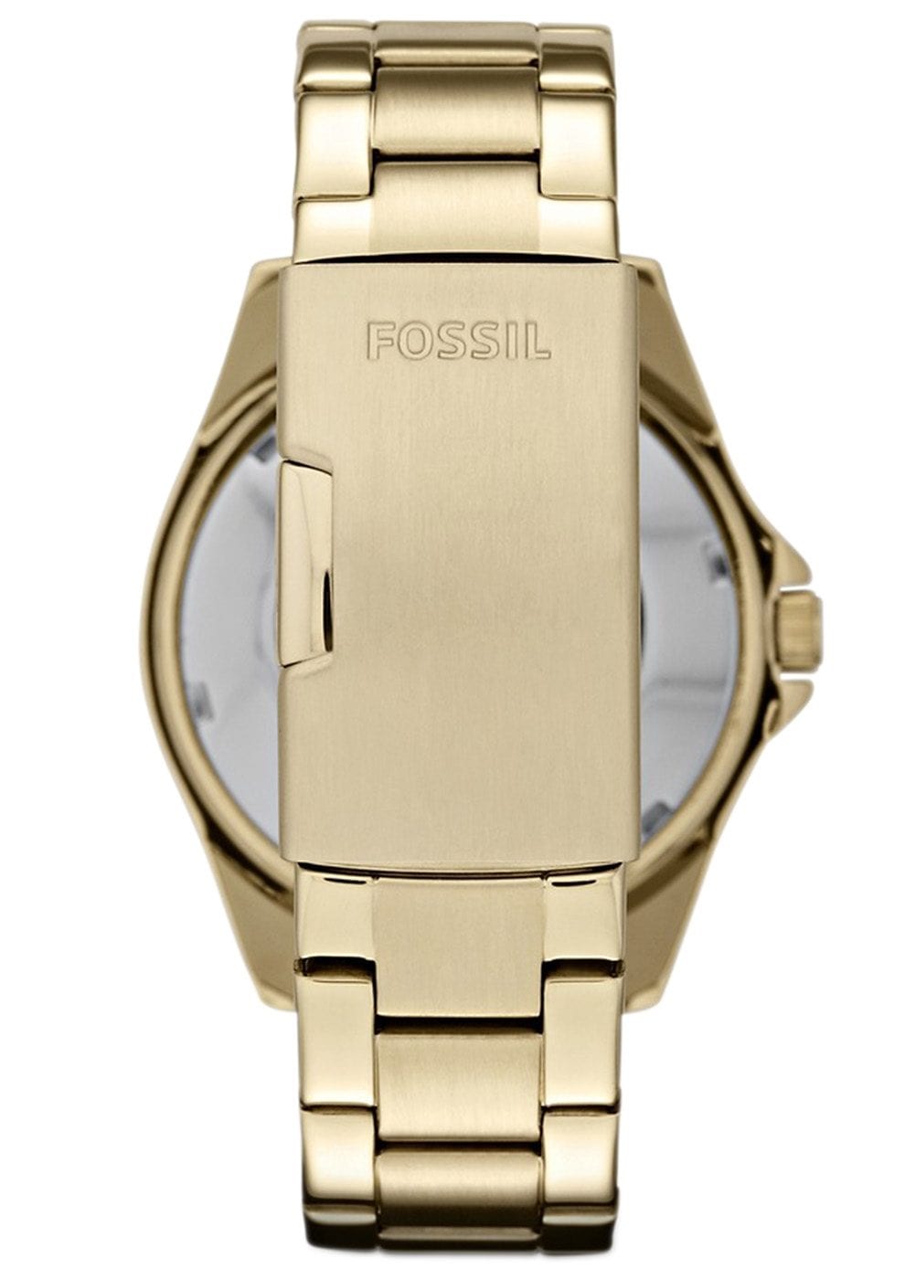 Fossil Multifunktionsuhr »RILEY«, Quarzuhr, Armbanduhr, Damenuhr, Datum, Edelstahlarmband, Glassteine
