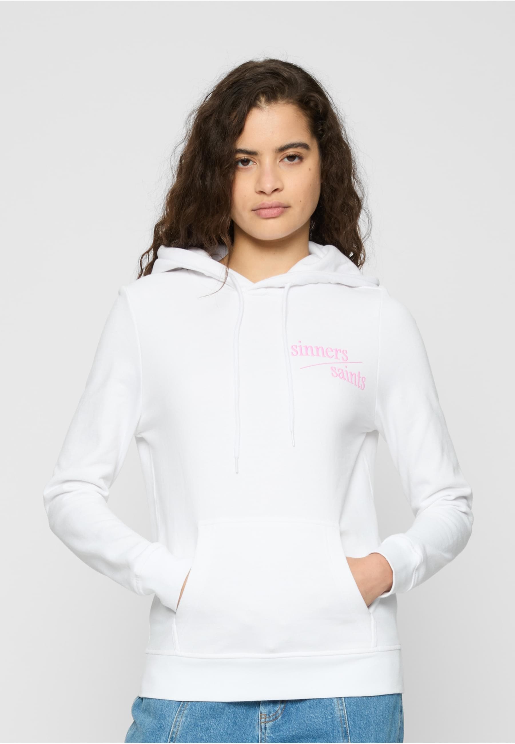 MisterTee Kapuzenpullover »MisterTee Damen Ladie Sinners Hoody«, (1 tlg.)