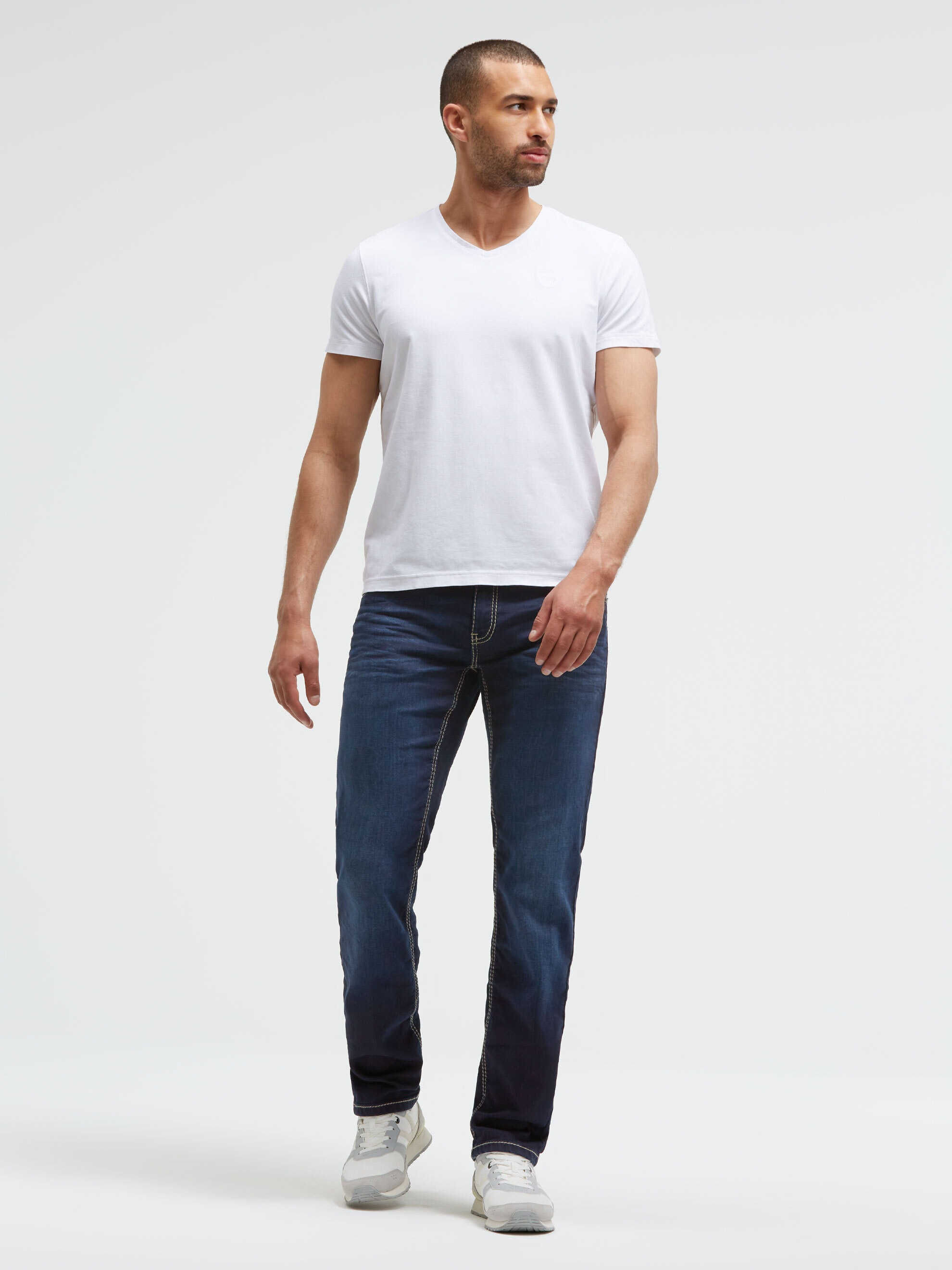 CAMP DAVID Comfort-fit-Jeans mit zwei Leibhöhen