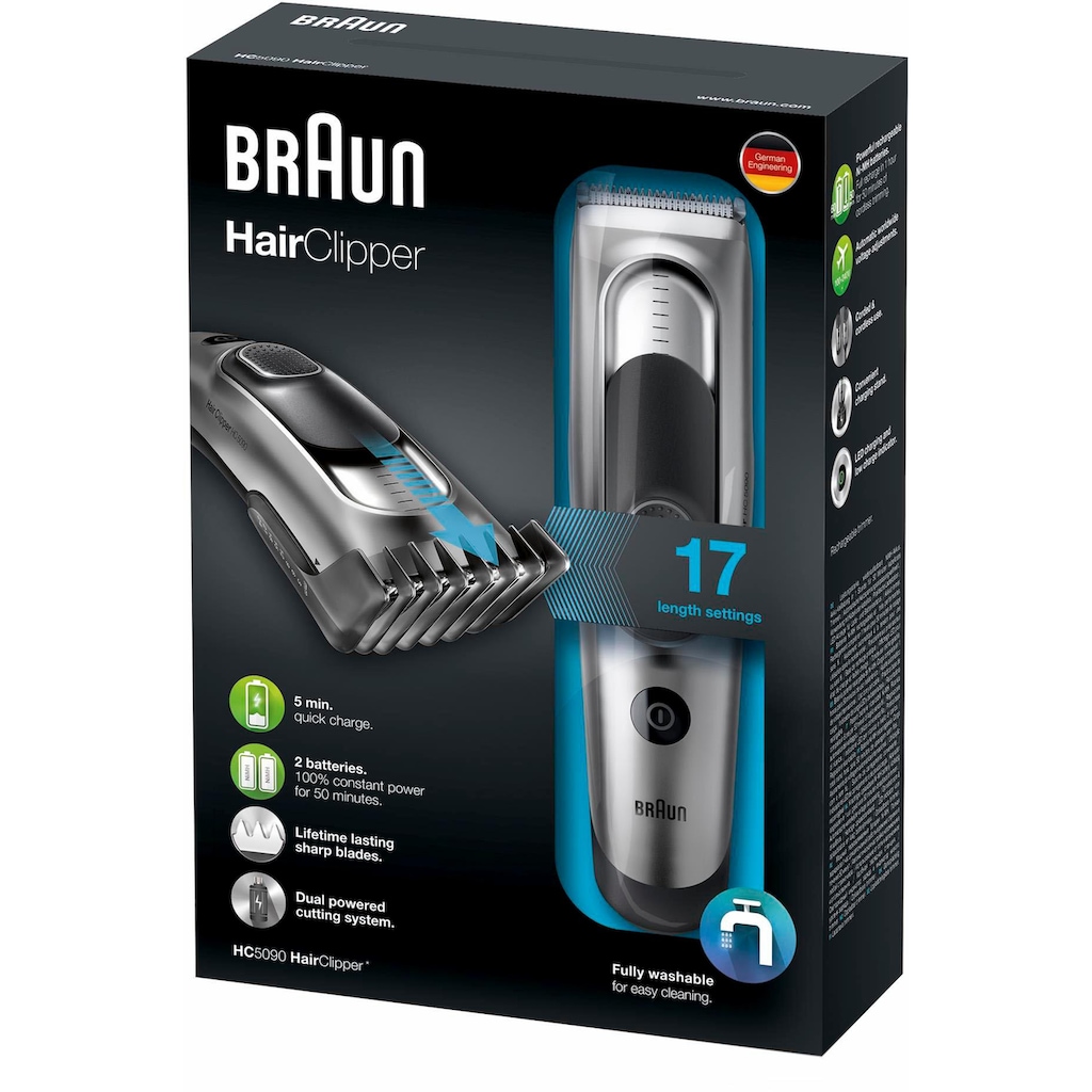 Braun Haarschneider »HC5090«, 2 Aufsätze