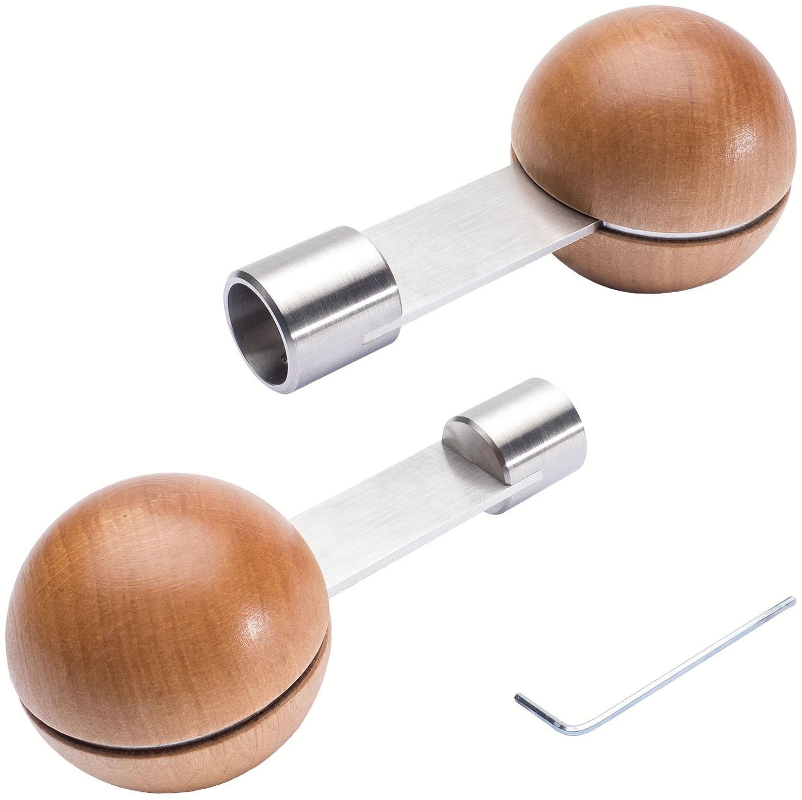 Liedeco Gardinenstange "Stil Harsens" Ø 16 mm 1 läufig-läufig Fixmaß 1-läuf günstig online kaufen