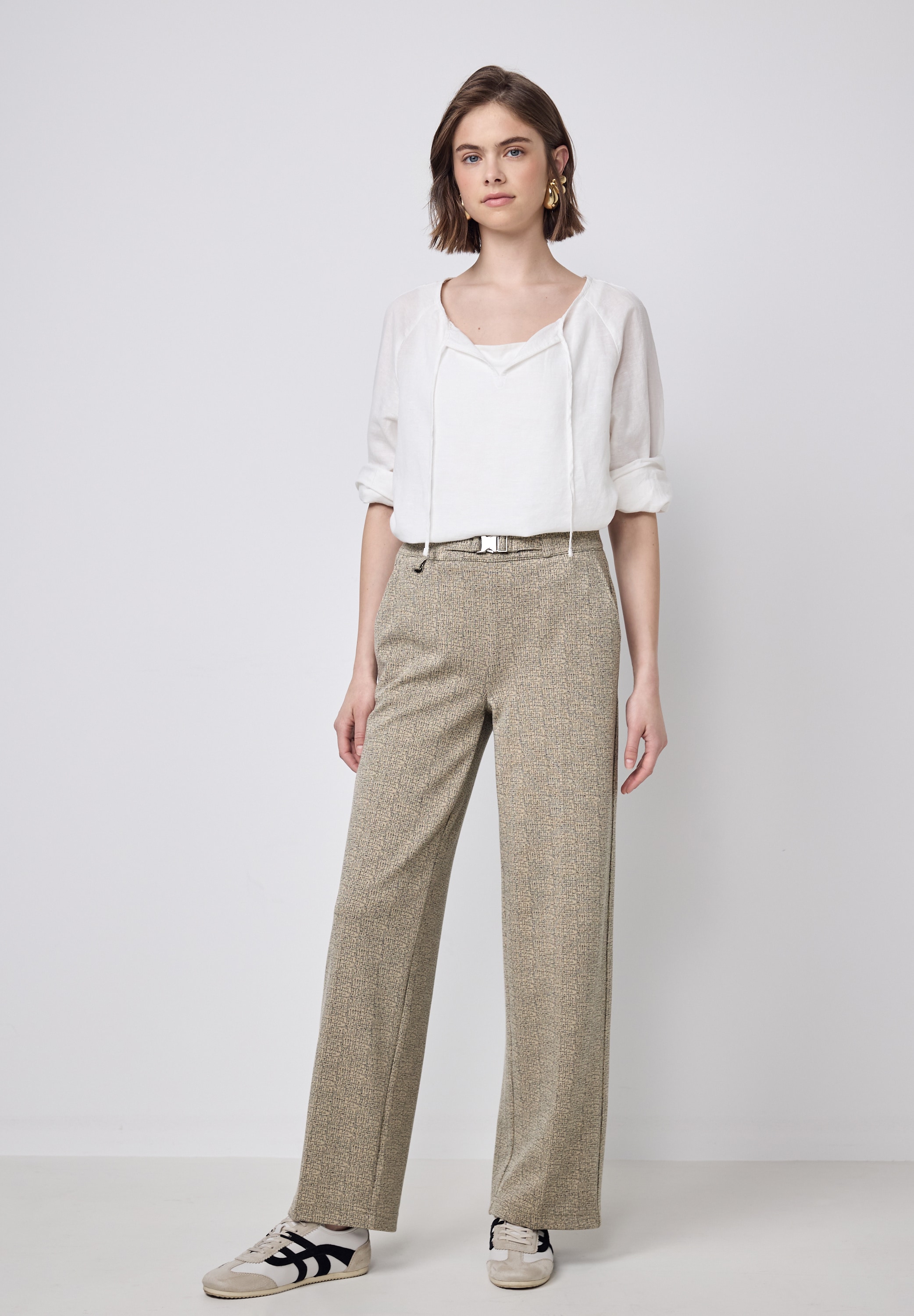 STREET ONE STUDIO Stoffhose, High Waist