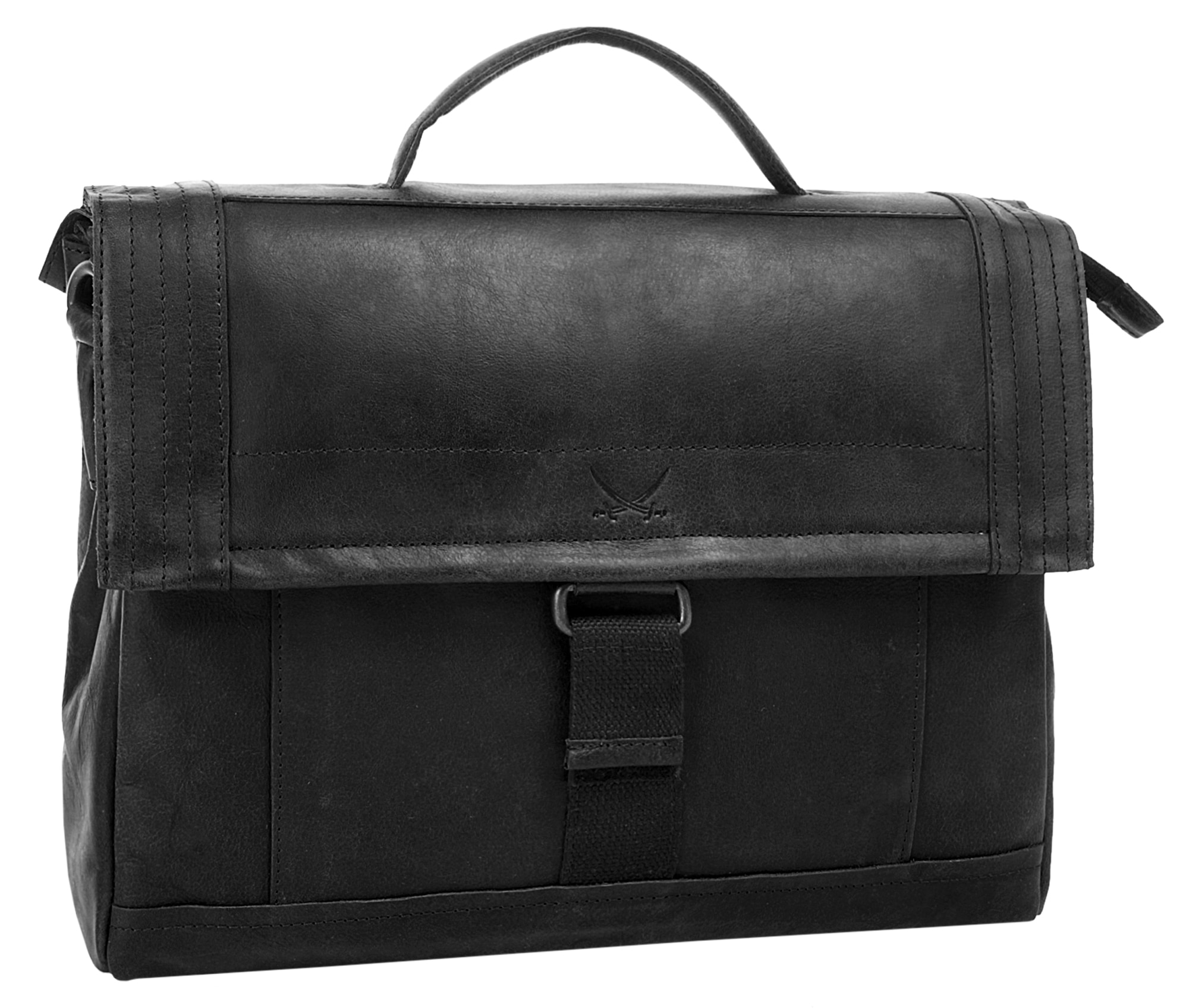 Sansibar Messenger Bag, echt Leder