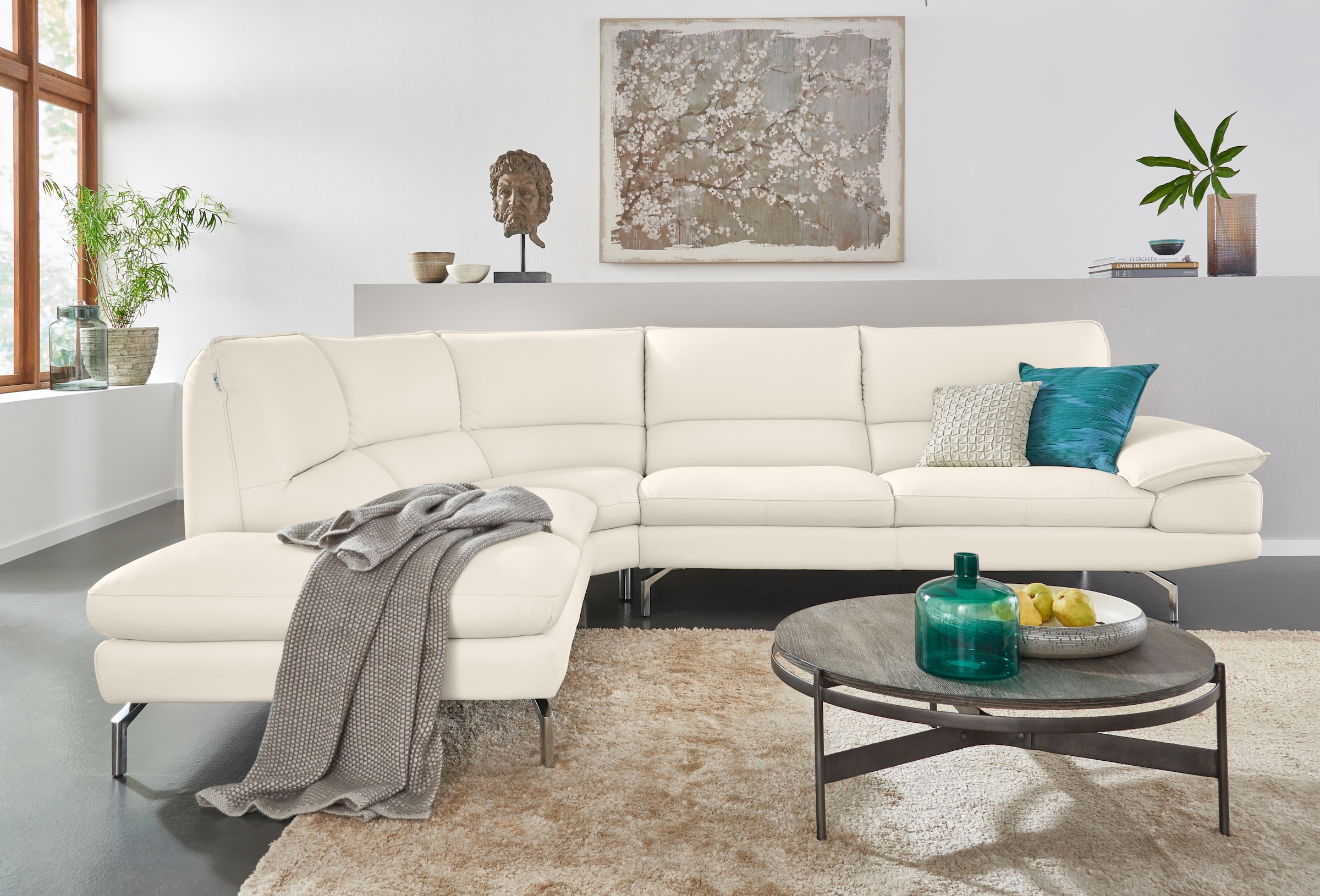 CALIA ITALIA Ecksofa "Dave, italienisches Designsofa L-Form, erstklassiger günstig online kaufen
