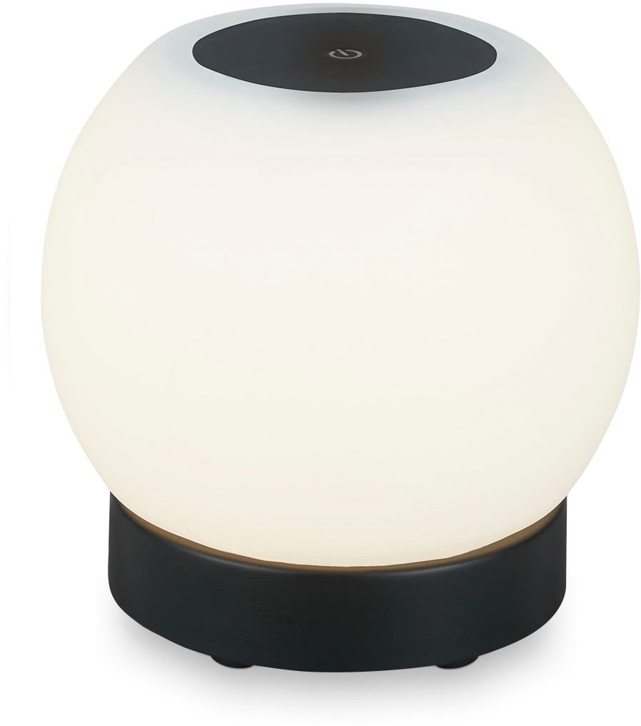 BRILONER LEUCHTEN LED Dekolicht "POKA", schwarz, 1, Ø 16cm H: 15cm, 1 Stk., Leuchten, 16 x 15 cm, Indoor/Outdoor, Balkon, Wohnzimmer