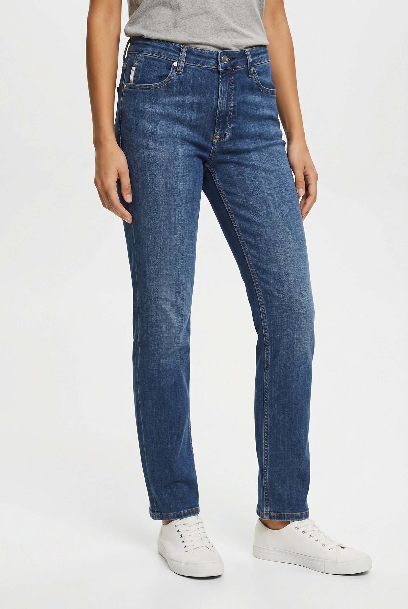 Marc OPolo DENIM Gerade Jeans Model Olina straight aus hochwertigem Baumwoll-Stretch