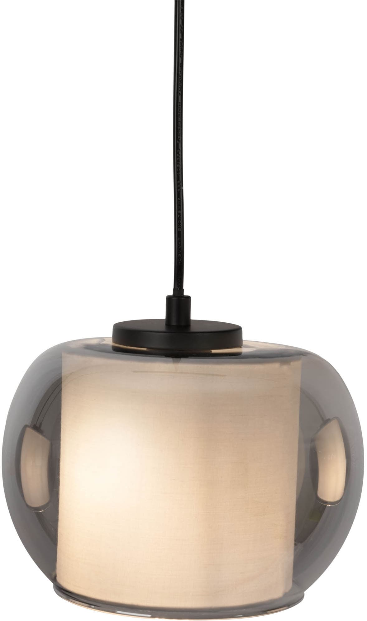 OTTO home Pendelleuchte »Tanissa« E27 1 Stk. 3 versetzt lange Pendel mit je 1x Rauchglasschirm und je 1x E27 exkl.