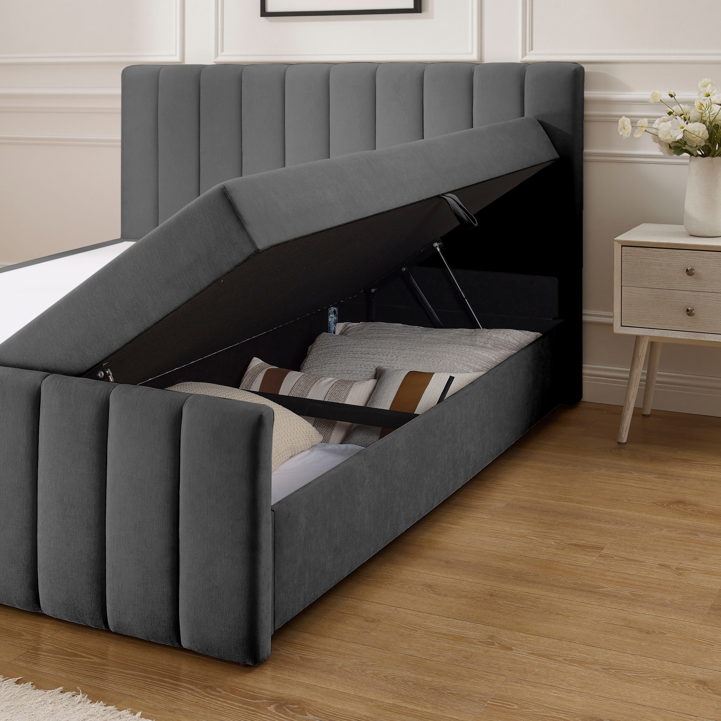 OTTO home Boxbett »Yanna inkl. Bettkasten und Topper, Liegefläche 180x200cm« erhältlich in der Größe 180x200 cm