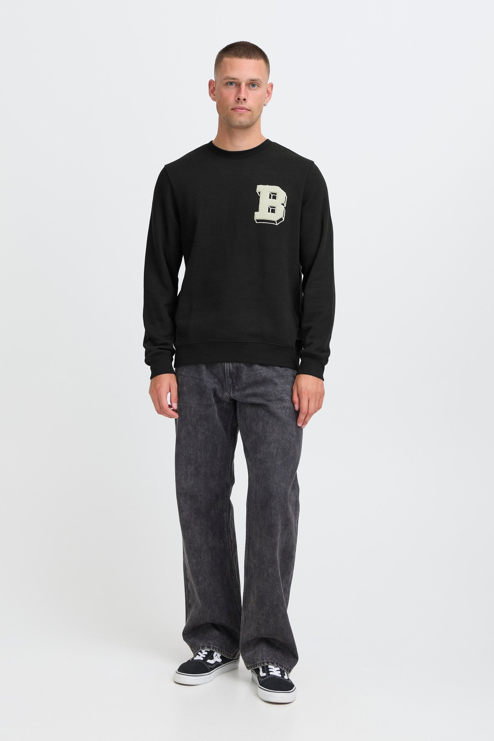 Thumbnail - Blend Rundhalspullover "BHBade" Lässiger Sweatpullover mit Stickerei