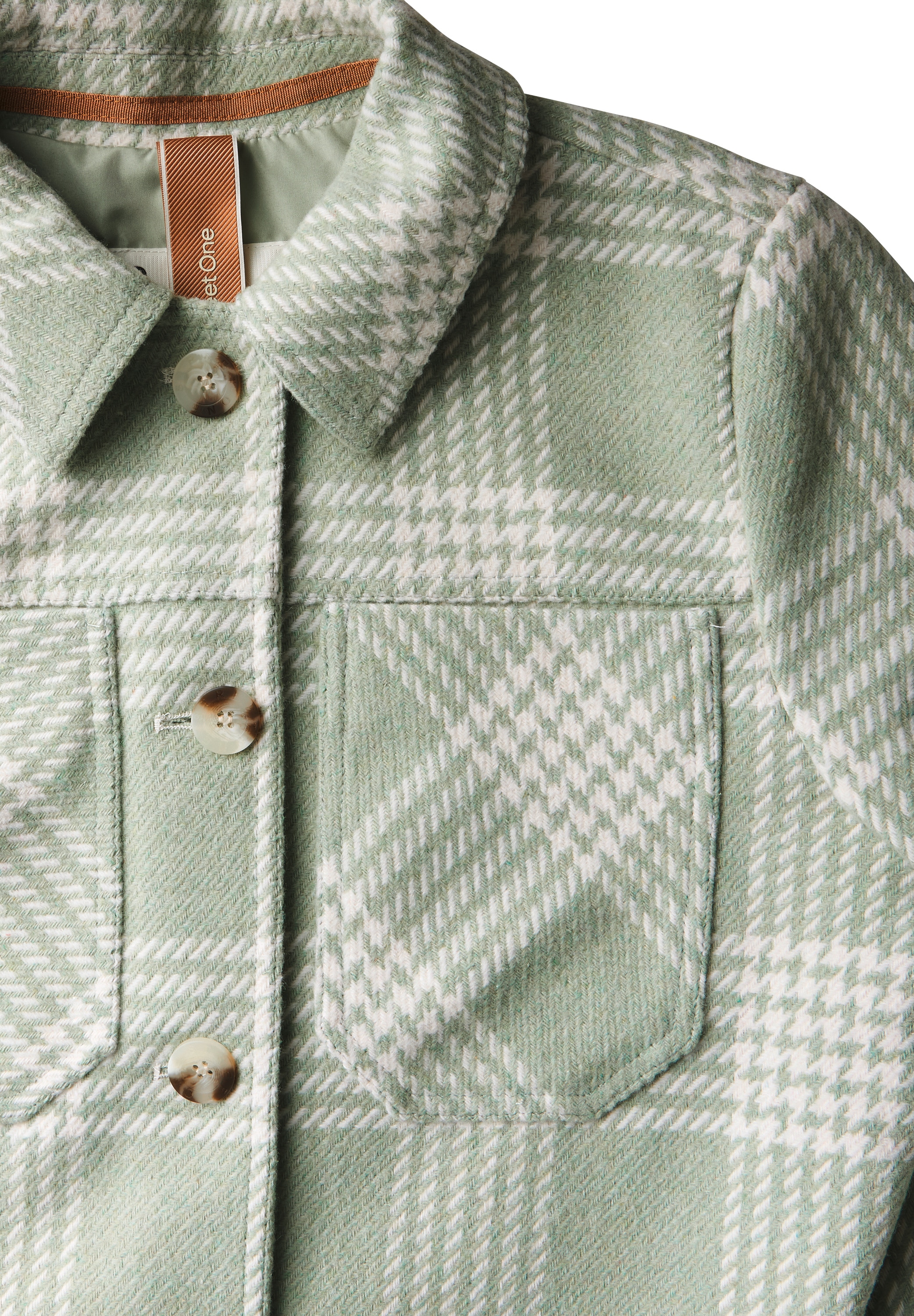 STREET ONE Jackenblazer, mit Karo Muster