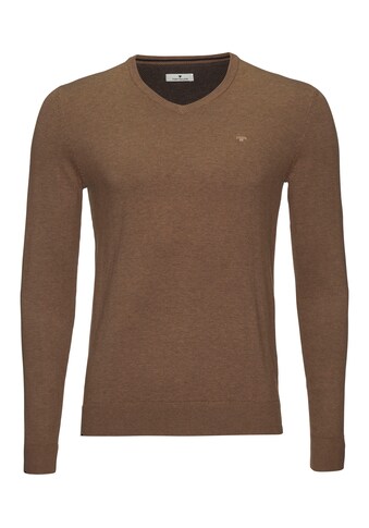TOM TAILOR V-Ausschnitt-Pullover, mit Logostickerei kaufen TOM TAILOR V-Ausschnitt-Pullover, mit Logostickerei kaufen
