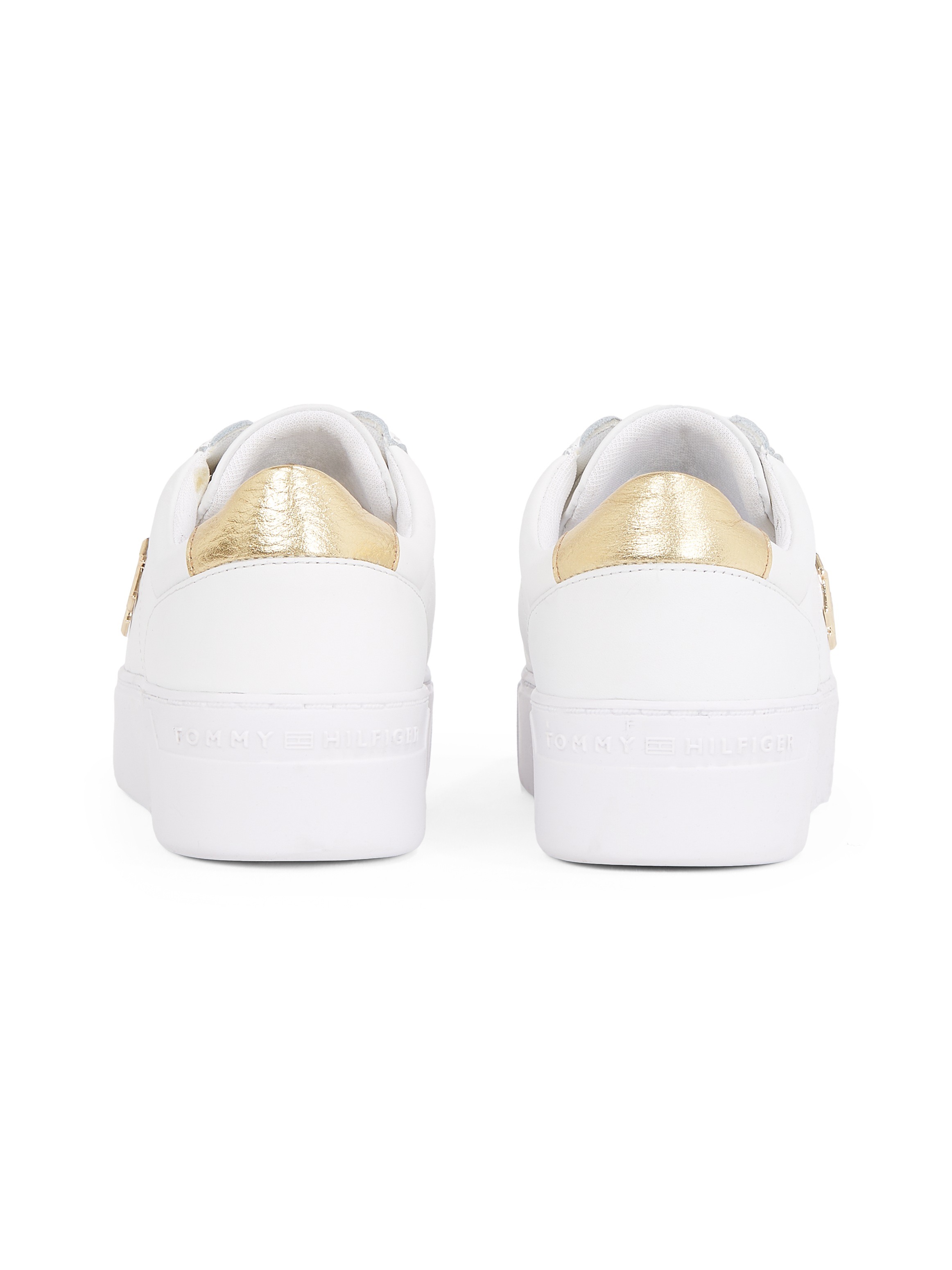 Thumbnail - Tommy Hilfiger Plateausneaker "PLATFORM COURT SNEAKER METALLICS", Freizeitschuh, Halbschuh, Schnürschuh mit TH-Logo