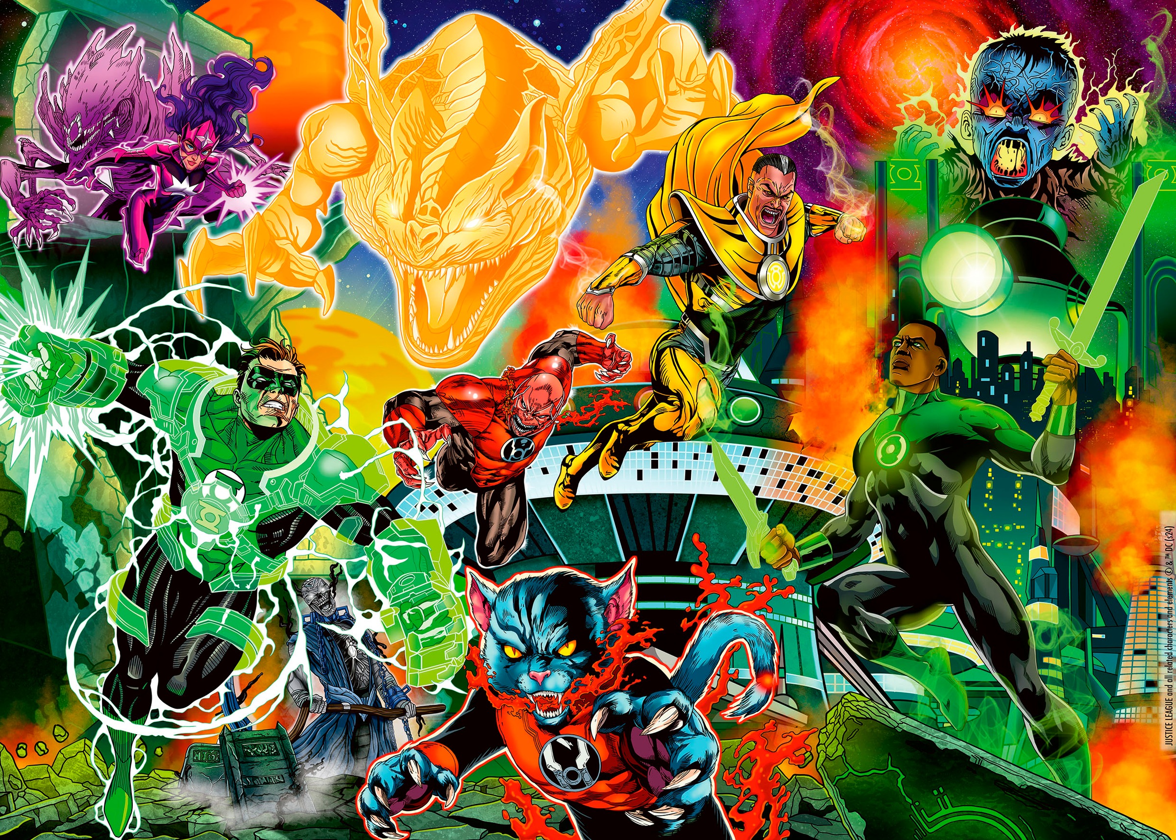 Ravensburger Puzzle »DC Comics, Justice League - Grüne Laternen«, Made in Germany