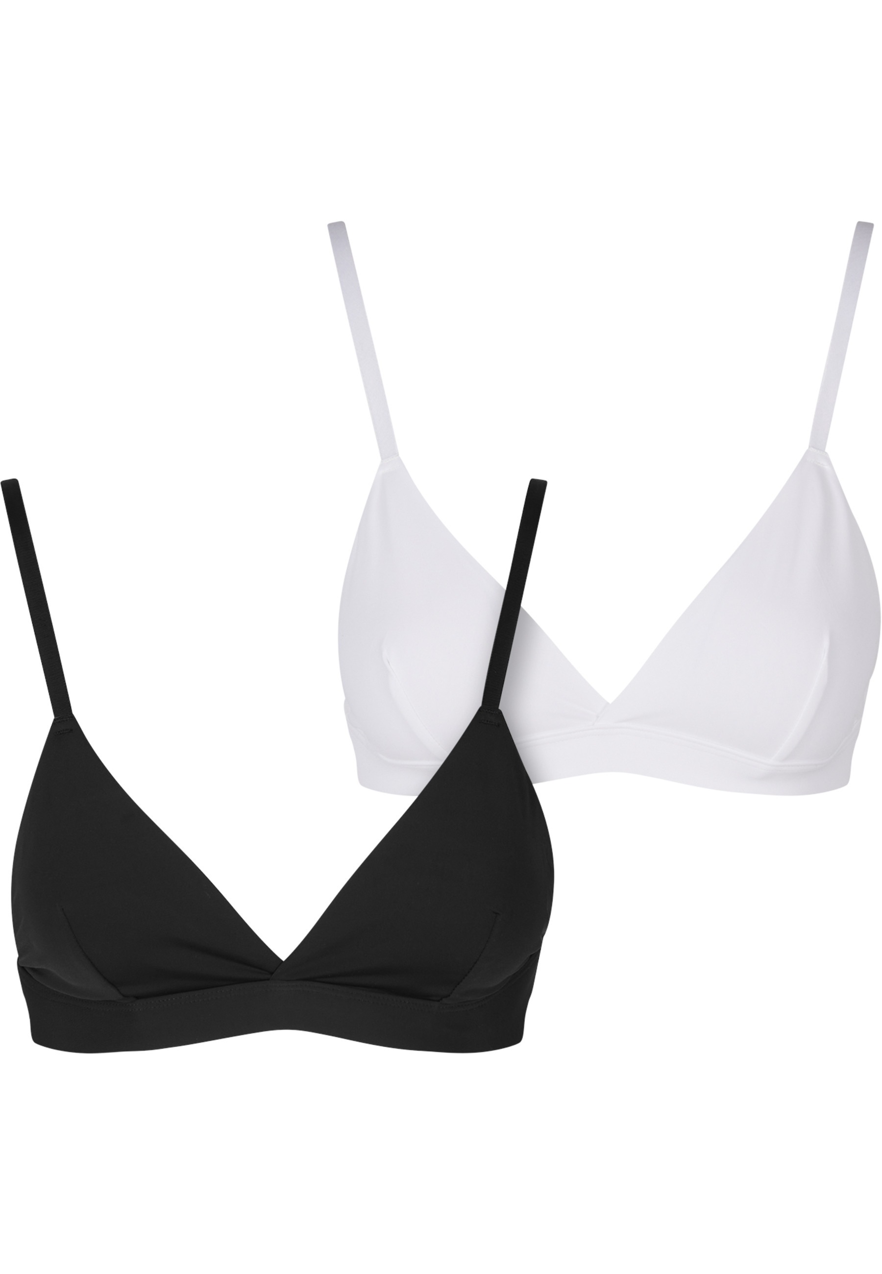 URBAN CLASSICS Sport-BH "Urban Classics Ladies Basic unpadded Bra 2-Pack" günstig online kaufen