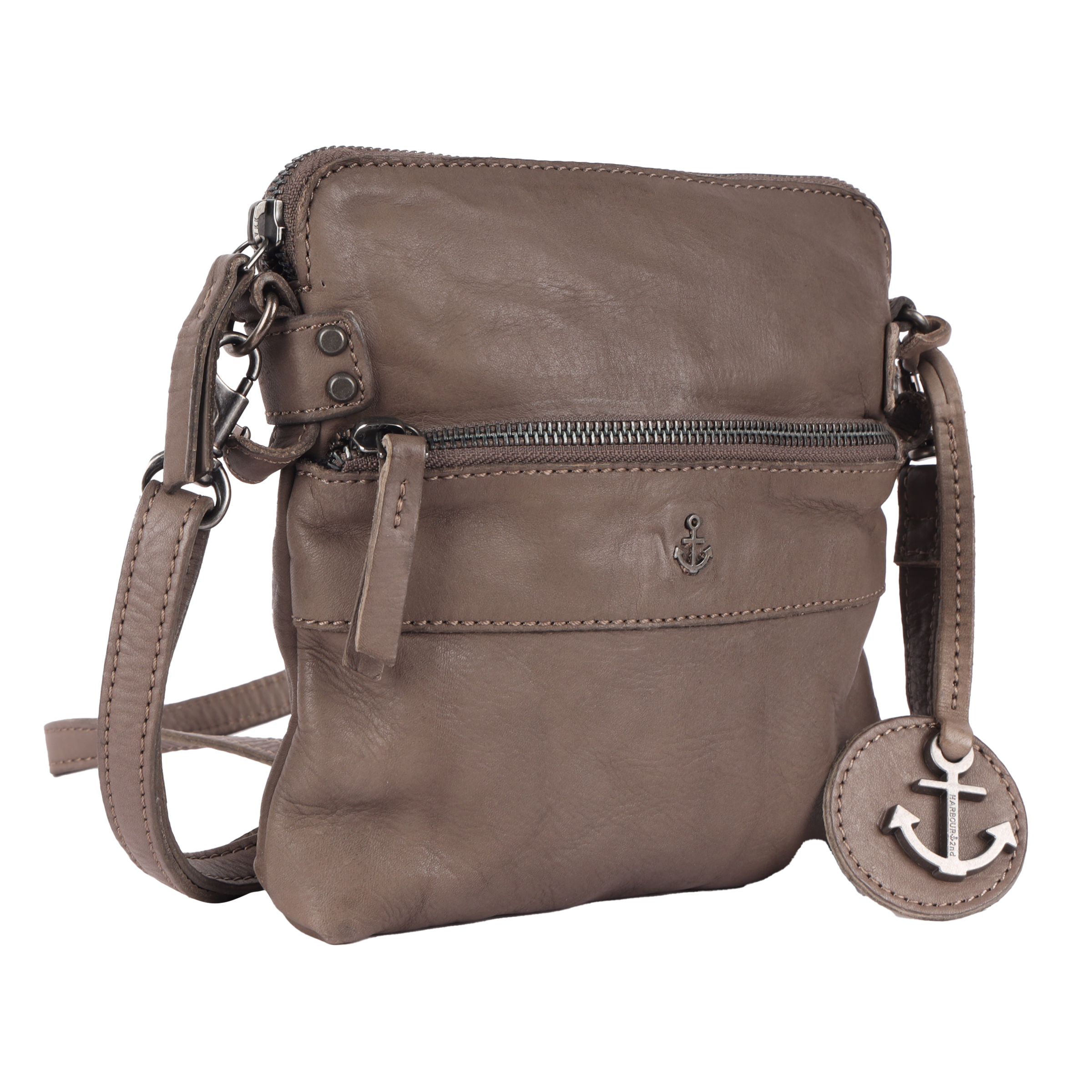 HARBOUR 2nd Handtasche »Taliza2«, Handtasche Damen Umhängetasche Schultertasche mit Logoanhänger