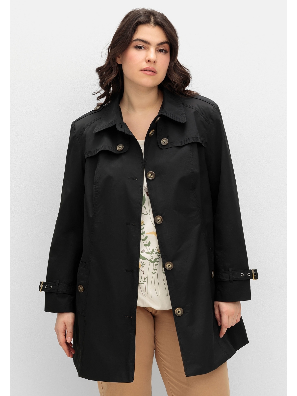Sheego Trenchcoat »Große Größen« su kuklus Sc...