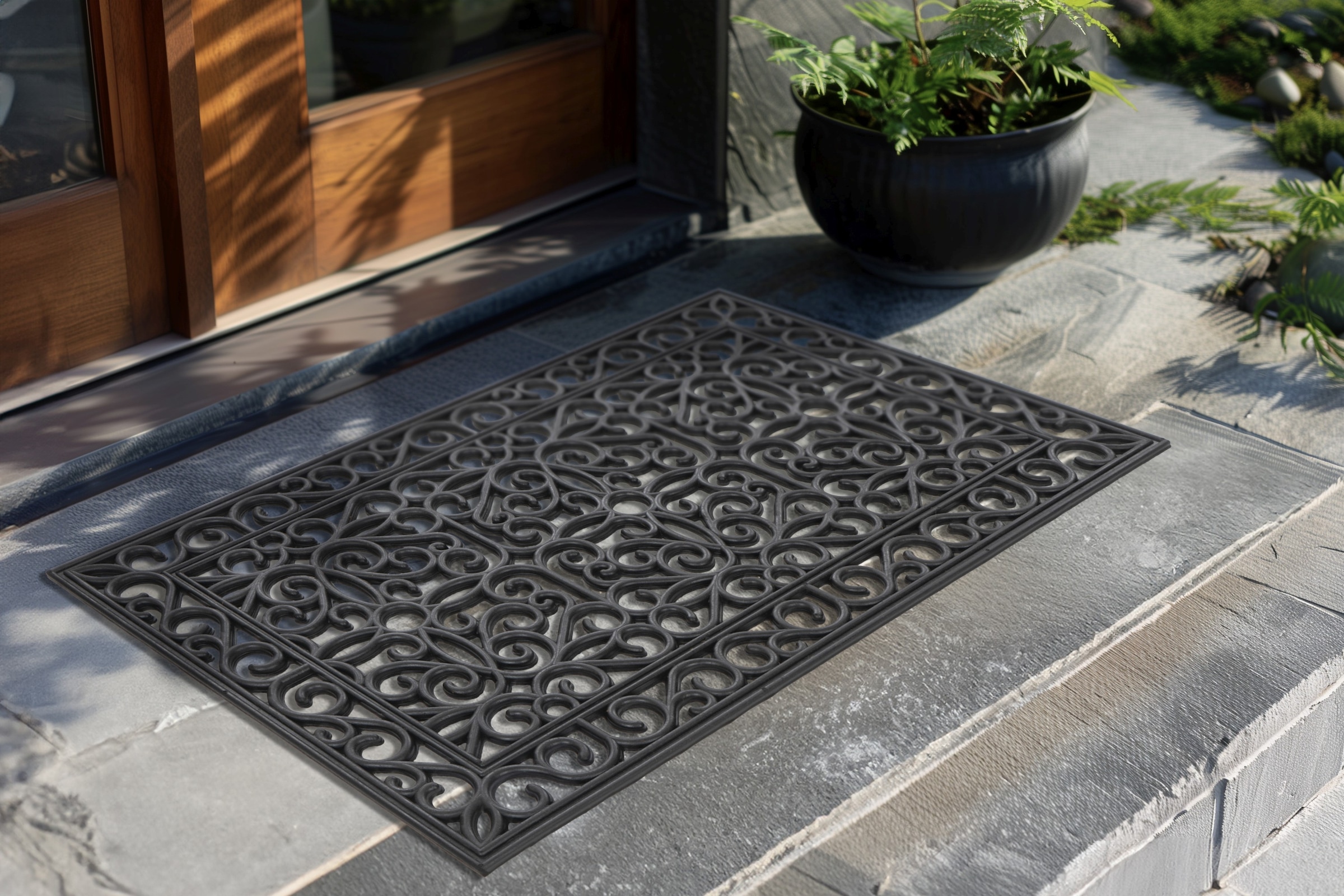 Kayoom Fußmatte »Fußmatte Everyday 125« rechteckig 8 mm Höhe Flachgewebe