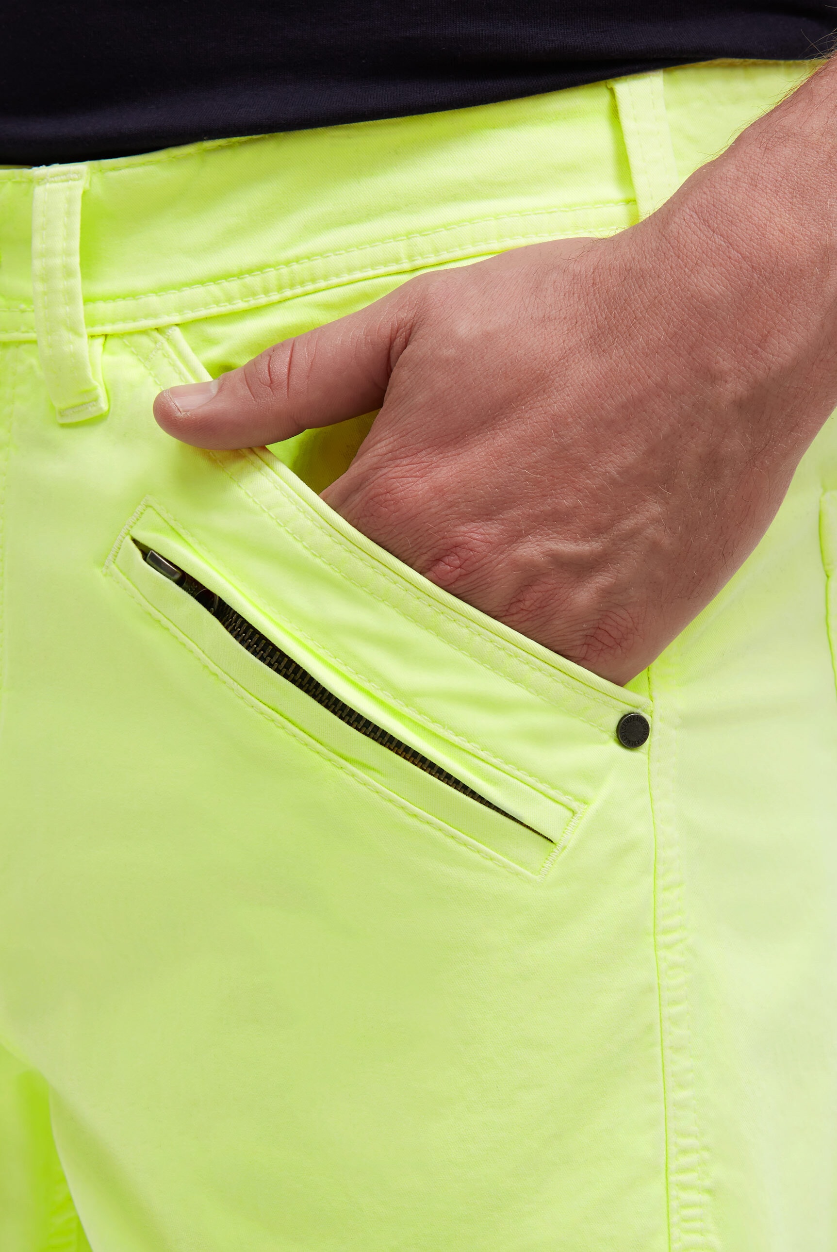 CAMP DAVID Shorts  mit Vintage-Waschung
