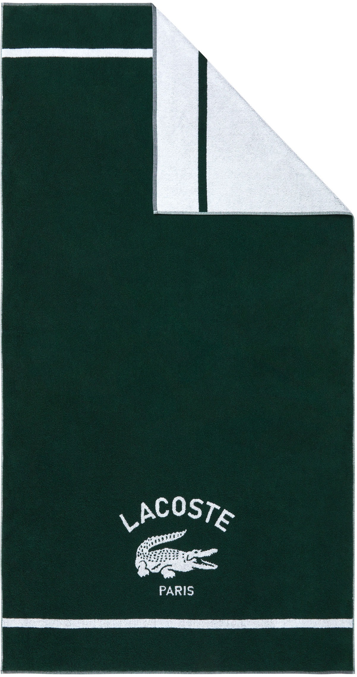 Lacoste Badetuch »LORIGIN« mit Label-Applikationen