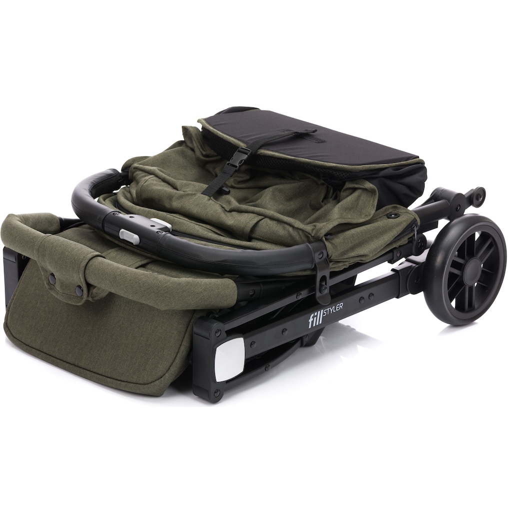 Fillikid Sport-Kinderwagen »Styler, oliv melange«