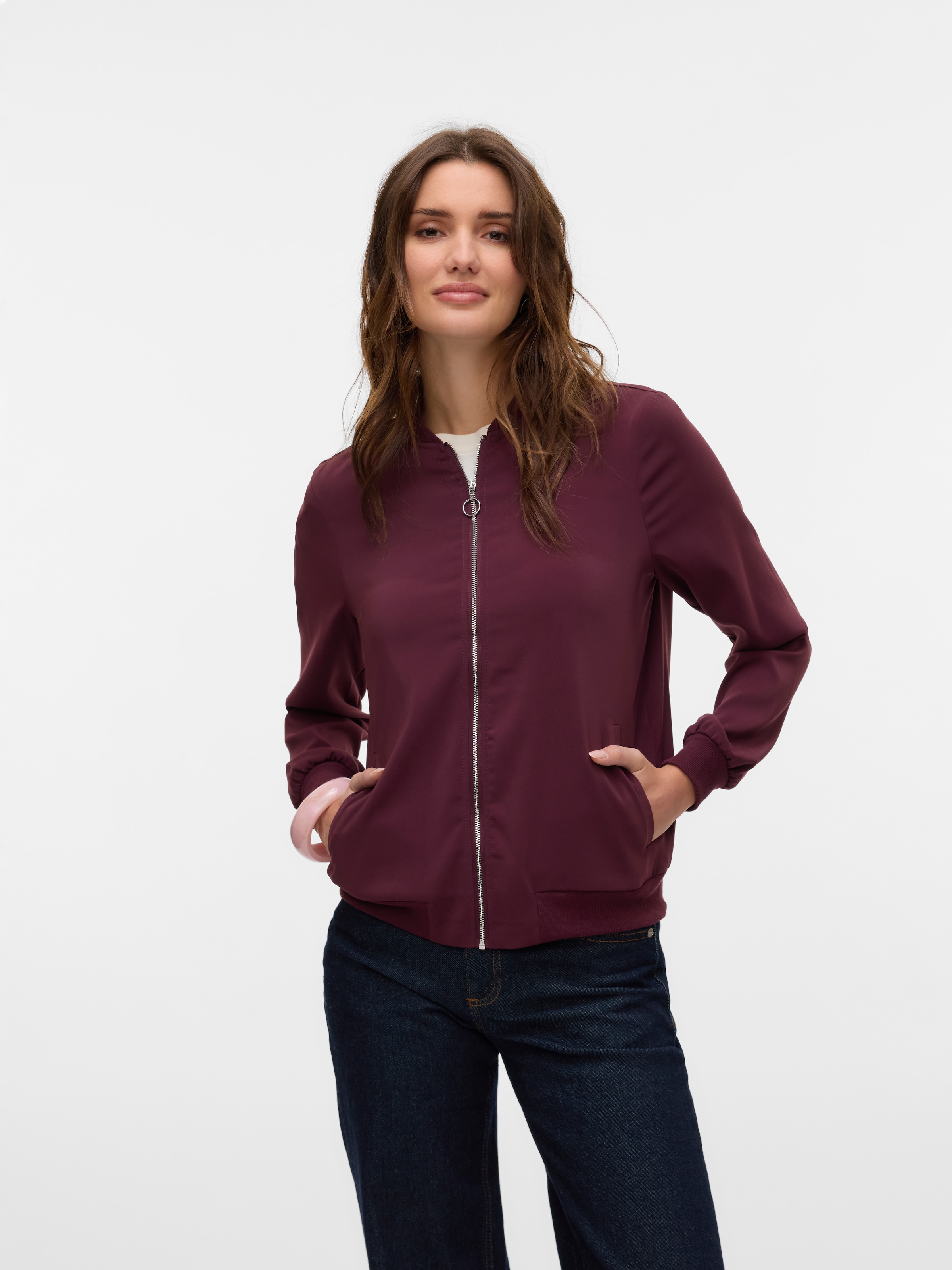 Vero Moda Bomberjacke "VMCOCO L/S BOMBER NOOS", mit modisch kurzer Form günstig online kaufen