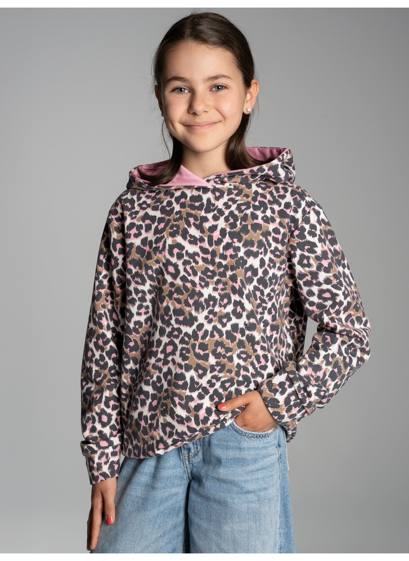 Thumbnail - Trigema Kapuzensweatshirt "TRIGEMA Hoodie mit Allover-Leo-Print"