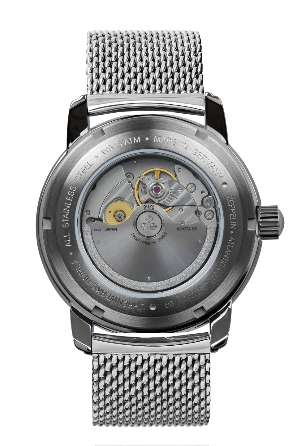 ZEPPELIN Automatikuhr »Atlantic Automatic GMT«, Armbanduhr, Herrenuhr, Made in Germany, Mechanische Uhr, Edelstahlband