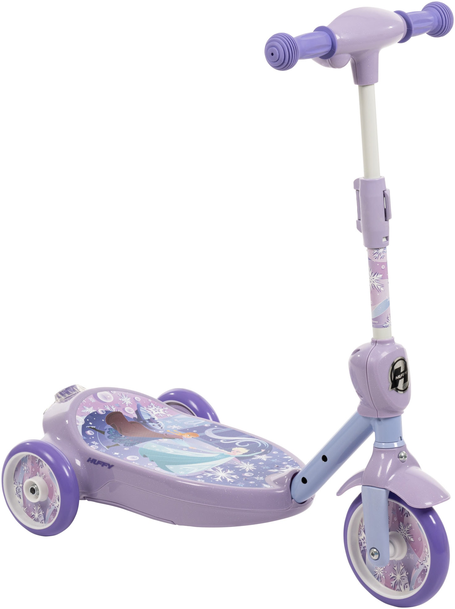 HUFFY Elektro-Kinderroller "3-Rad Disney Frozen 7.2-Volt Bubble Elektro-Roller, Lila", B:17cm H:27cm T:58cmlila, Elektro-Kinderfahrzeuge