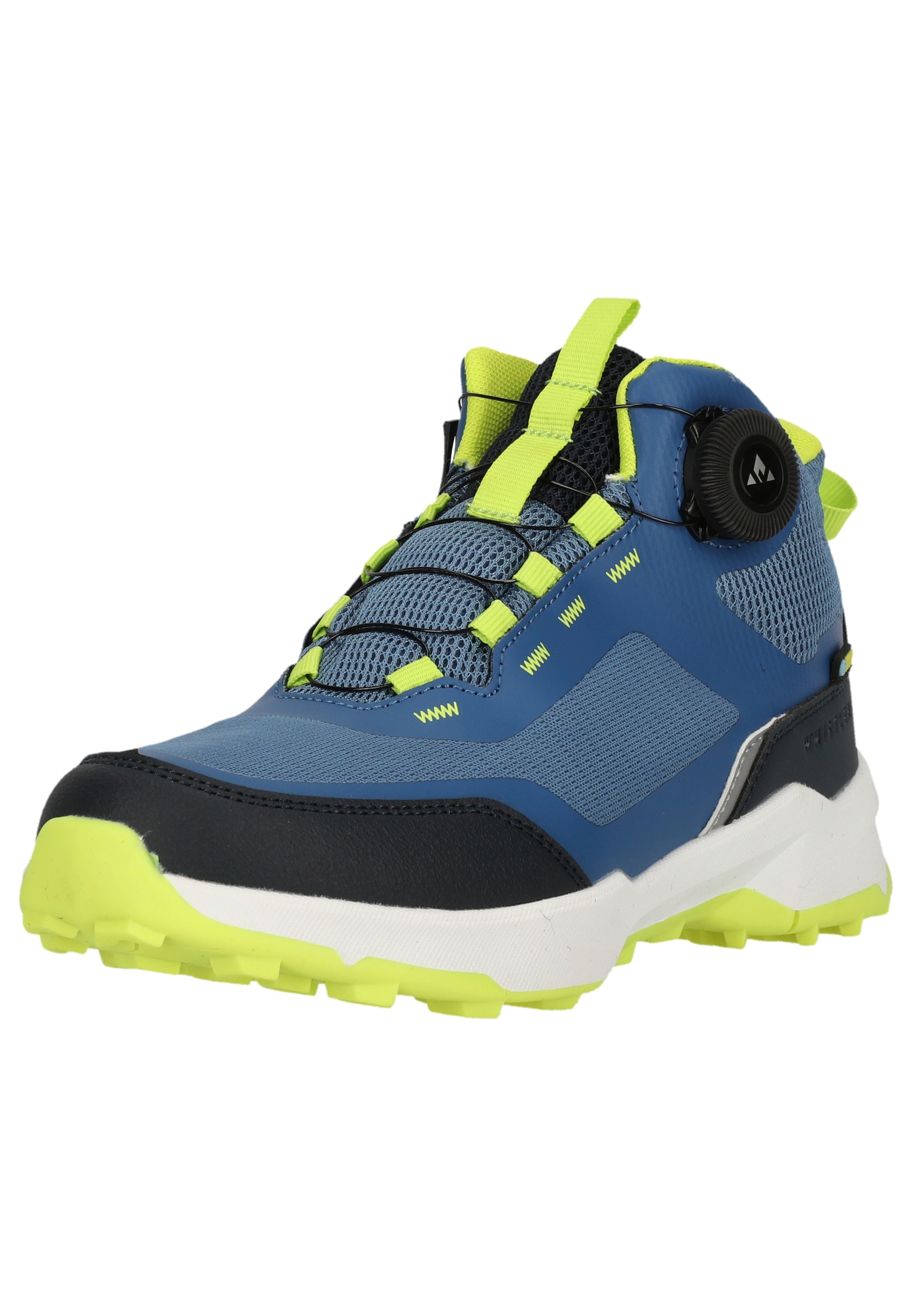 Stiefel WHISTLER "Gango", Kinder, Gr. 33, blau, gelb, Kunstfaser, Polyurethane, Schuhe Stiefel, in wasserfester Qualität
