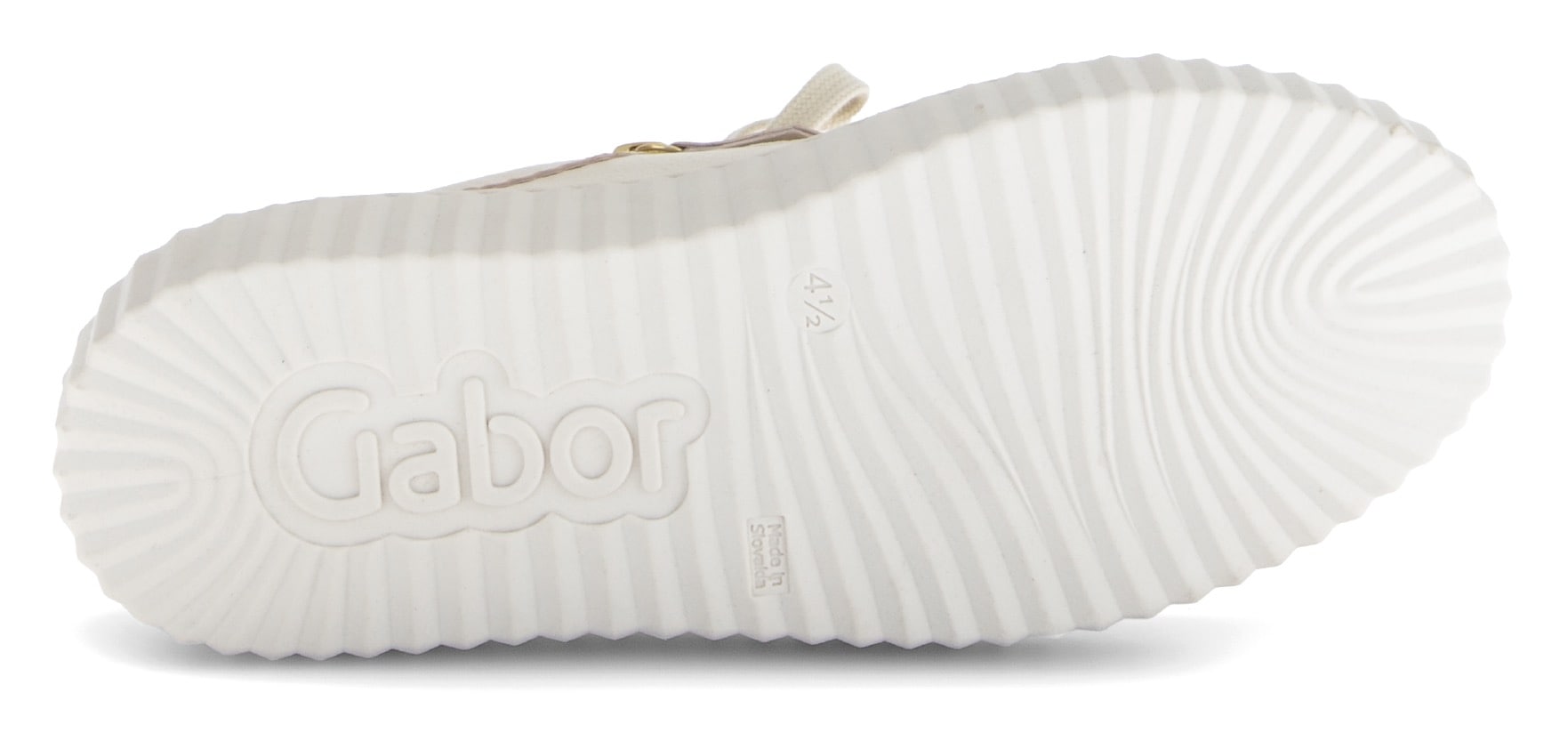Gabor Plateausneaker, Freizeitschuh, Halbschuh, Schnürschuh mit modischem Schmuckelement