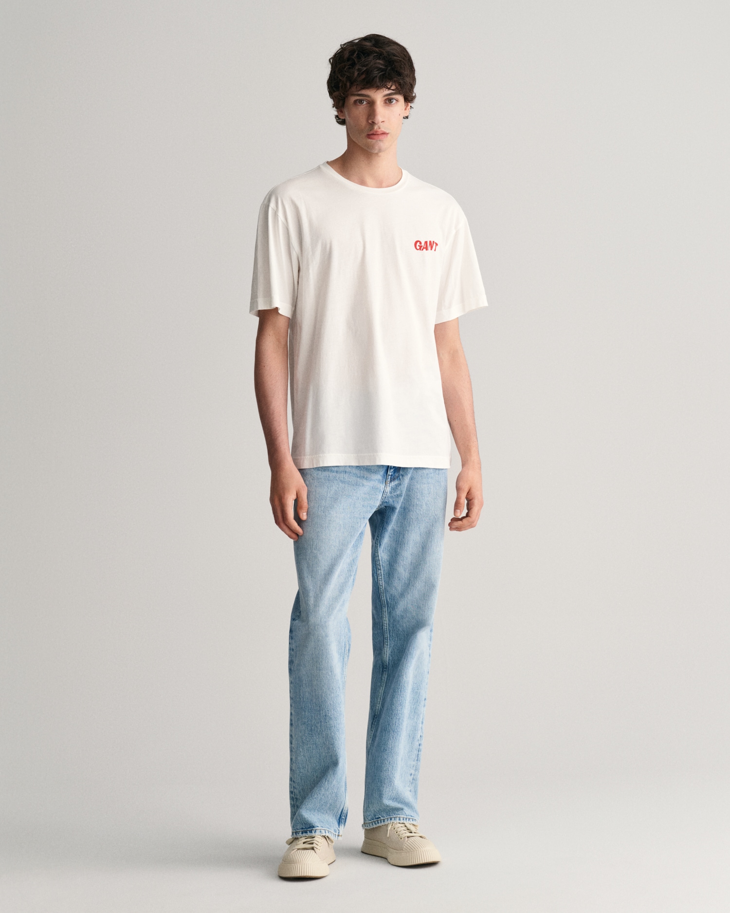 Gant T-Shirt »WASHED GRAPHIC SS T-SHIRT« Mit Rückenprint