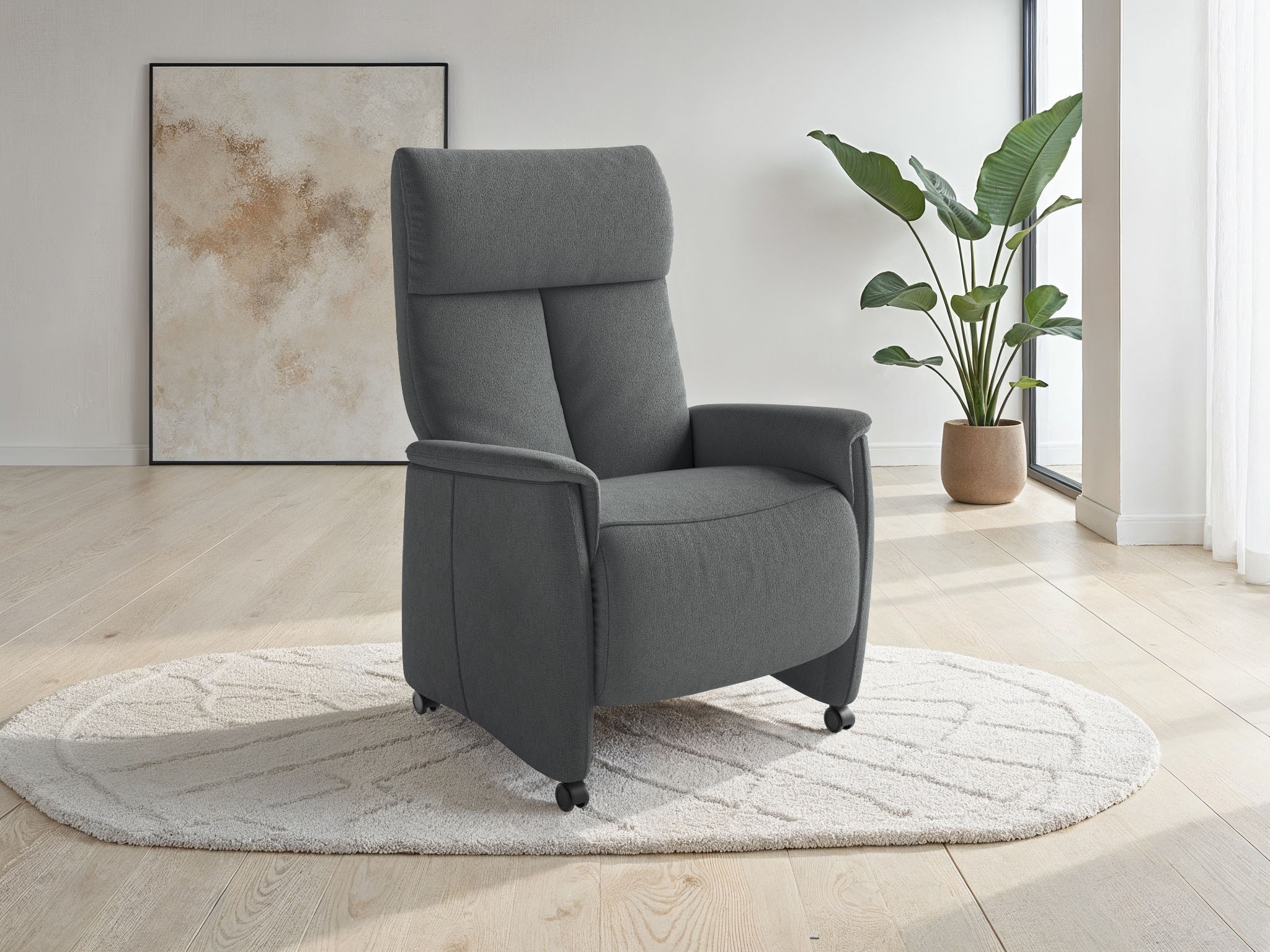 sit&more TV-Sessel "Cremona Comfort" wahlweise manuell oder elektrischer Funktion mit Akku